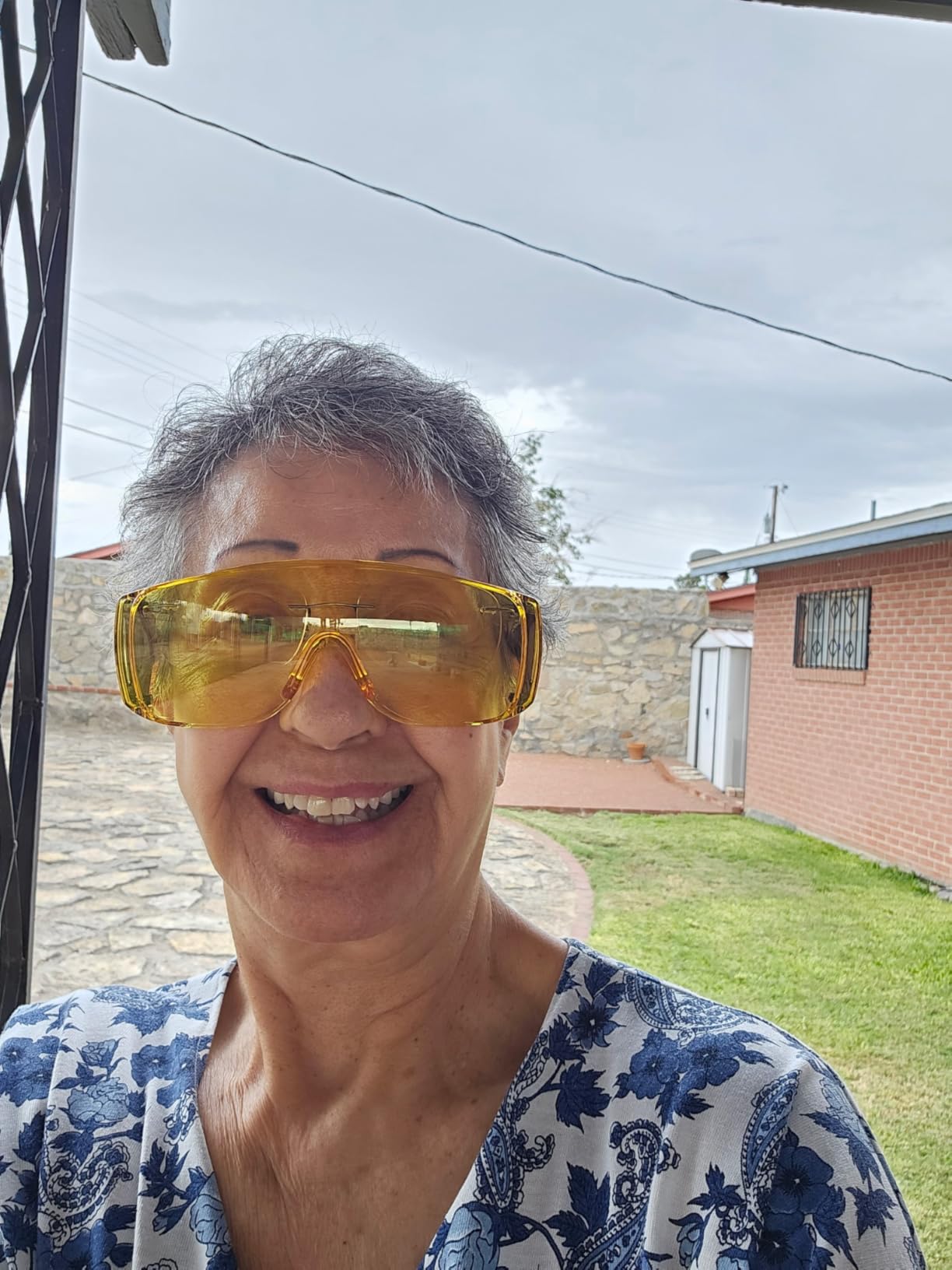 Shooting Glasses Over Eyeglasses, AntiFog Safety Glasses Over Prescription OTG customer photo 1