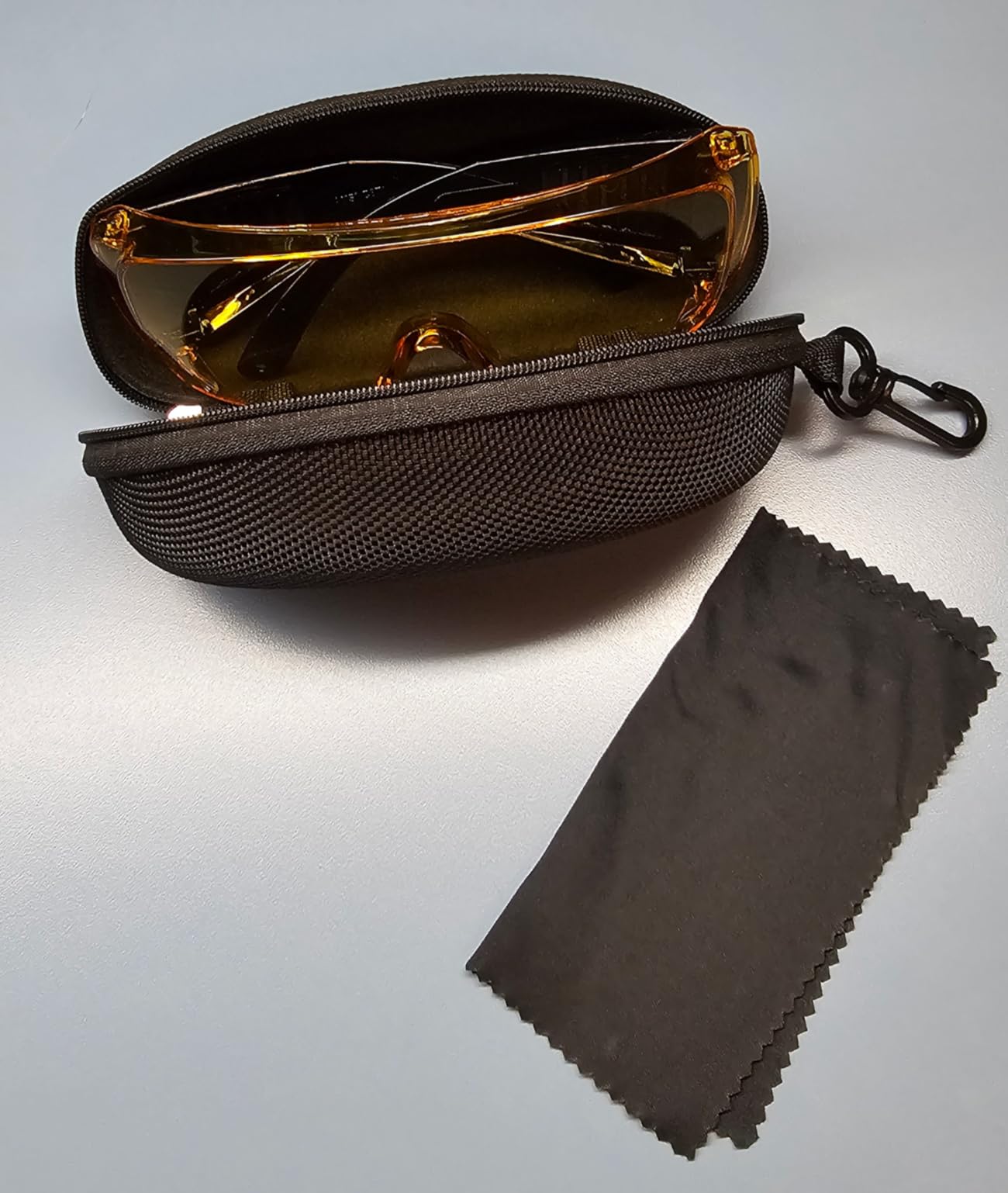 Shooting Glasses Over Eyeglasses, AntiFog Safety Glasses Over Prescription OTG customer photo 2