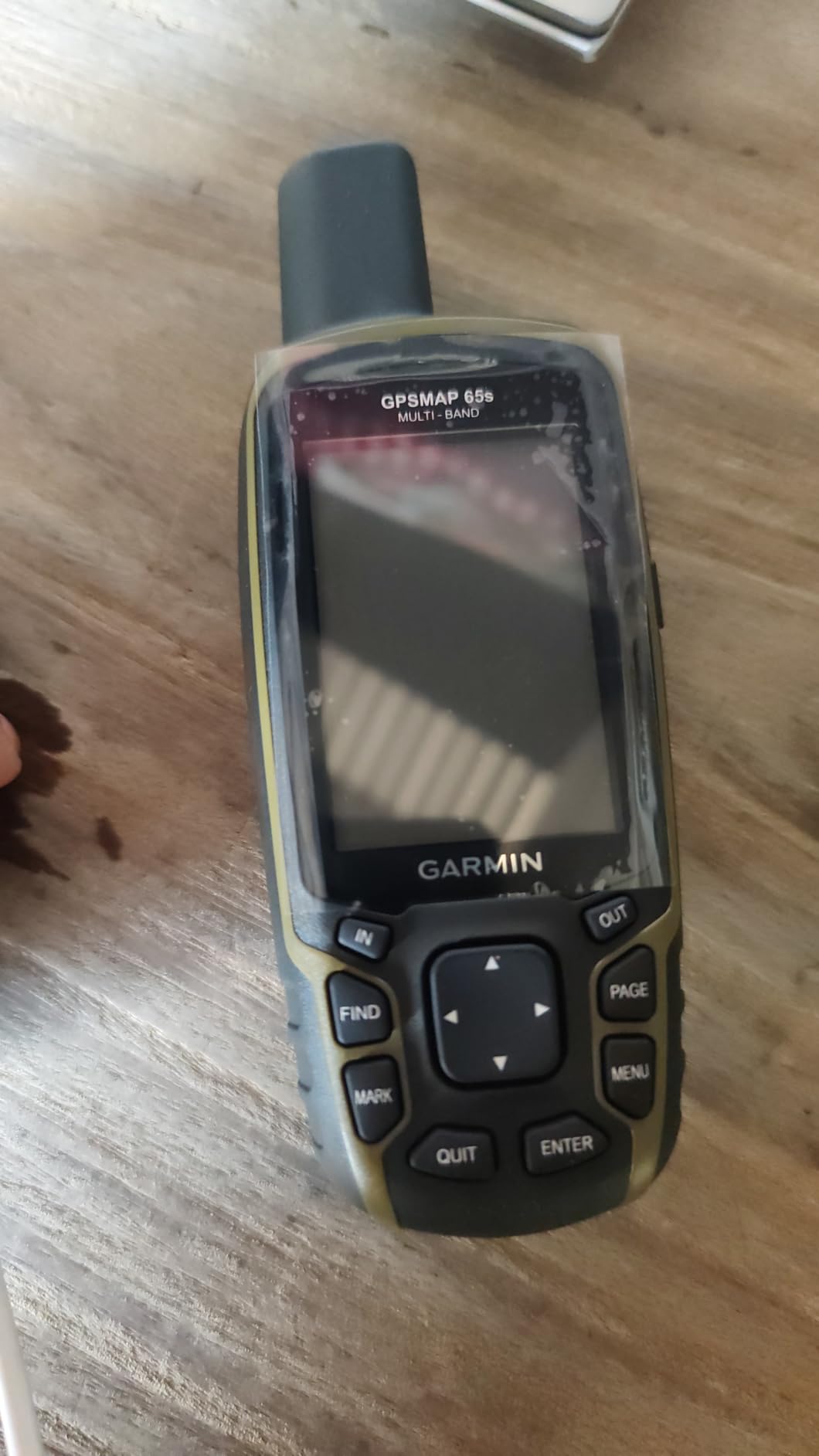 Garmin GPSMAP 65s, Button-Operated Handheld GPS with Altimeter and Compass, Multi-Band Technology, 2.6