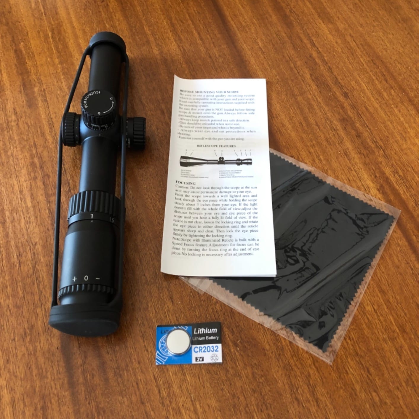 Viiko 1-5x24 Rifle Scope Long Eye Relief Scope LPVO 7.6' Eye Relief Huge Eye Box Fits Mosin 1891/30 M39 M44(Mount Not Included) customer photo 1