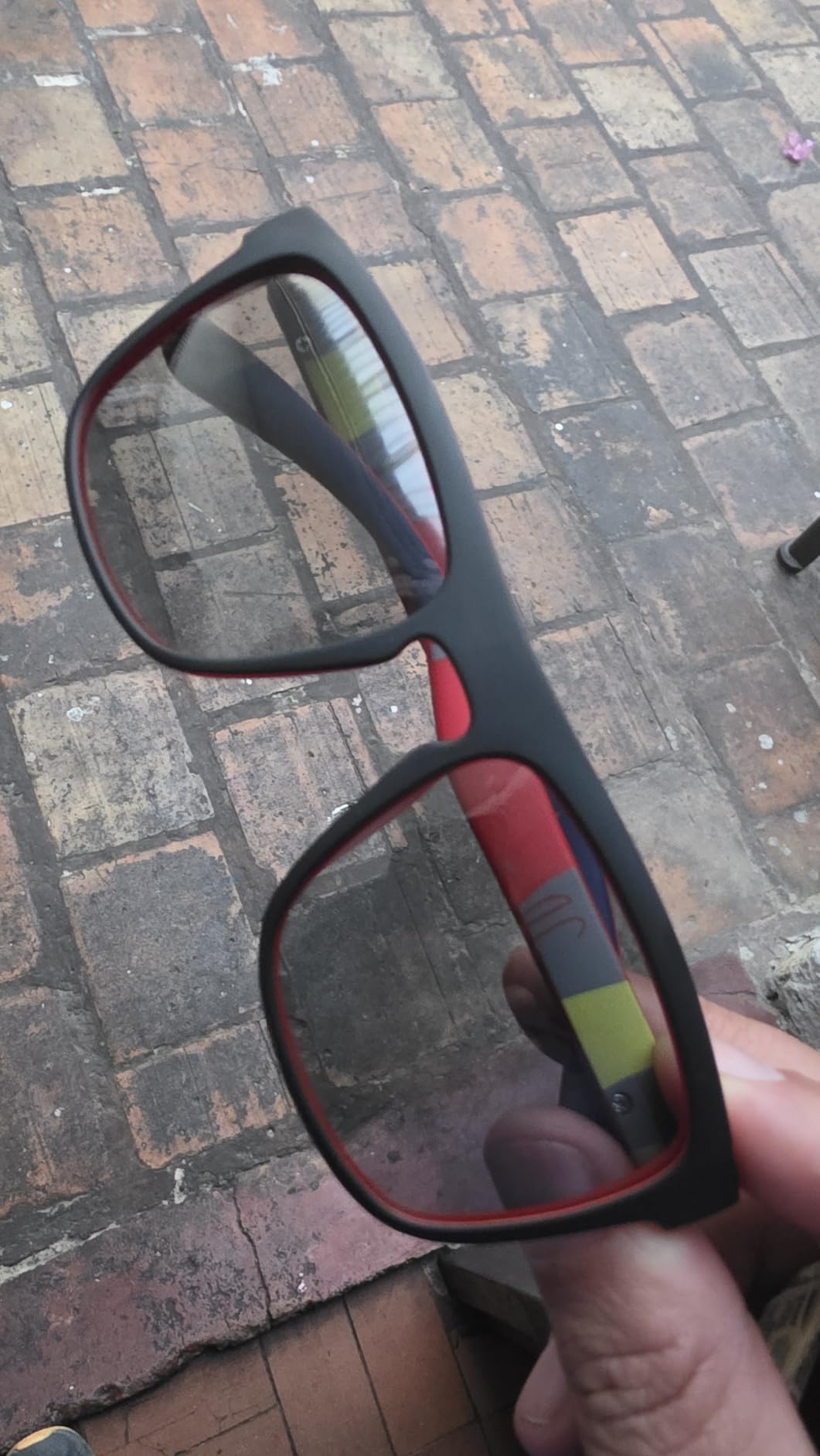 Photochromic Polarized Driving Sunglasses Men Square Matte Frame Eyewear Outdoor Sport Cycling UV Protection Glasses customer photo 1