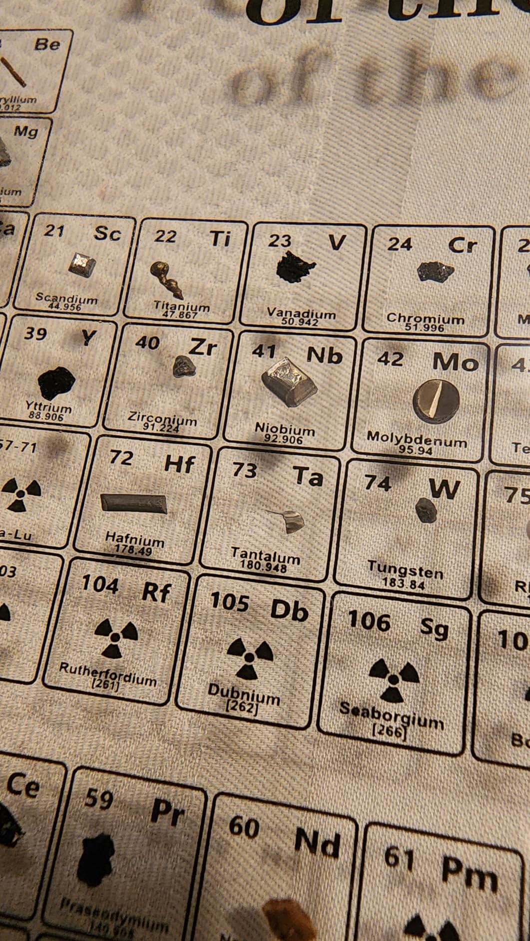 Mukarisk Periodic Table with Real Elements Inside | 83 Real Elements Samples, Crystal Clear Acrylic Sheet, Chemistry Decor, Science Gifts, for Kid, Student, Teacher, 6*4.5 Inch customer photo 1