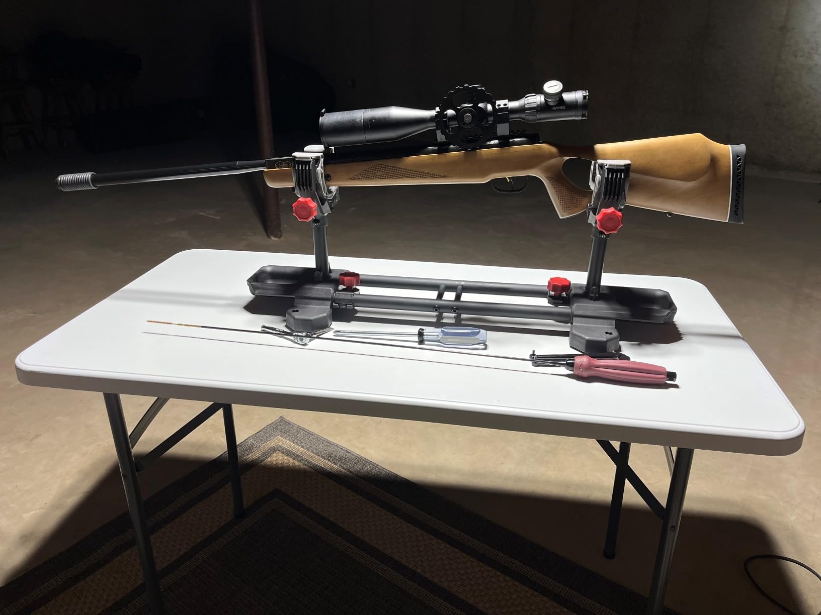 Birchwood Casey Securelock Adjustable Gun Vise with Steel Frame, Non-Slip Leveling Feet and Top Mounting Provisions customer photo 1