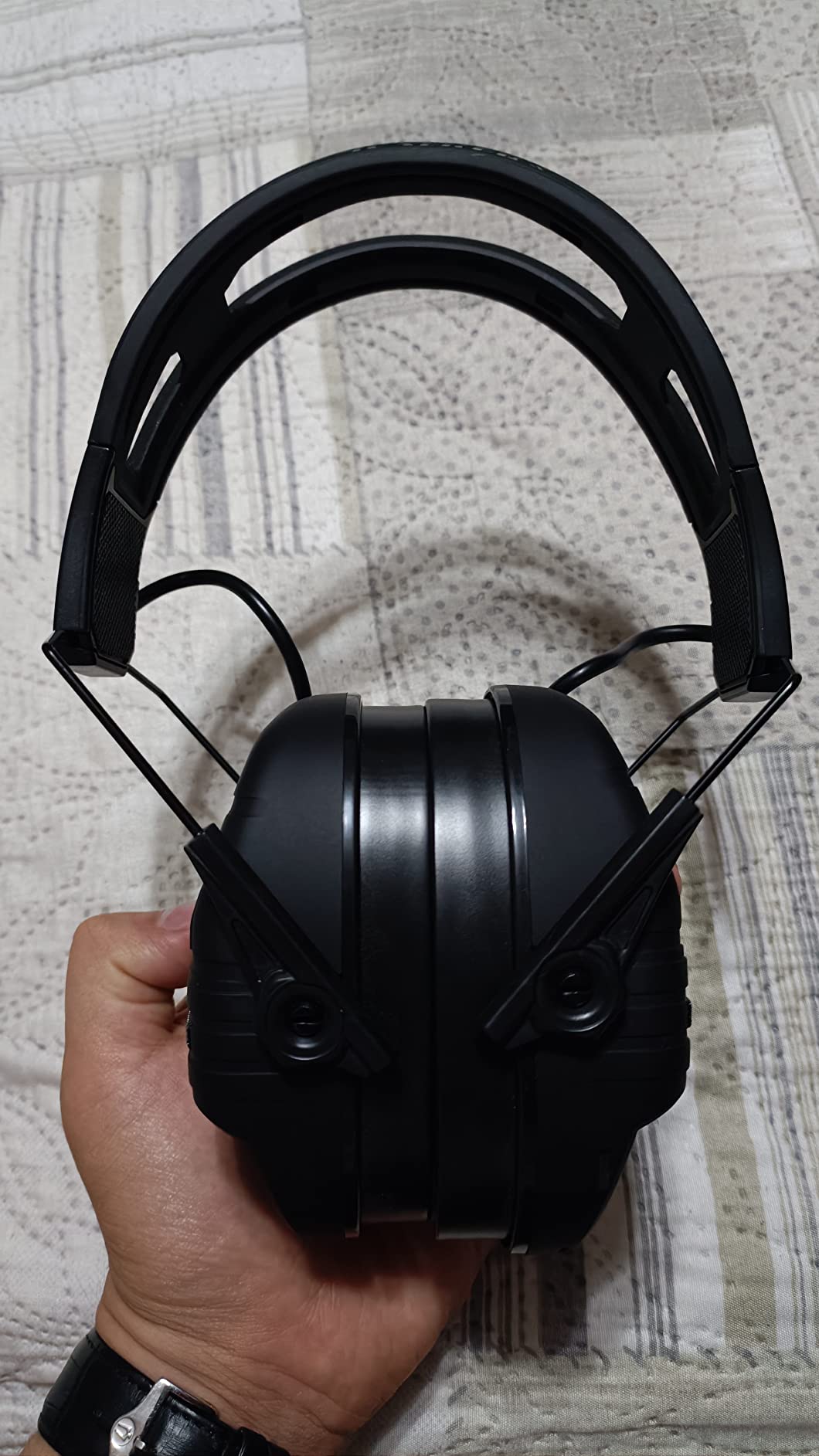 Walker's Rechargeable Lightweight Shooting Hunting Range Electronic Slim Low Profile Hearing Protection FireMax Earmuffs customer photo 1