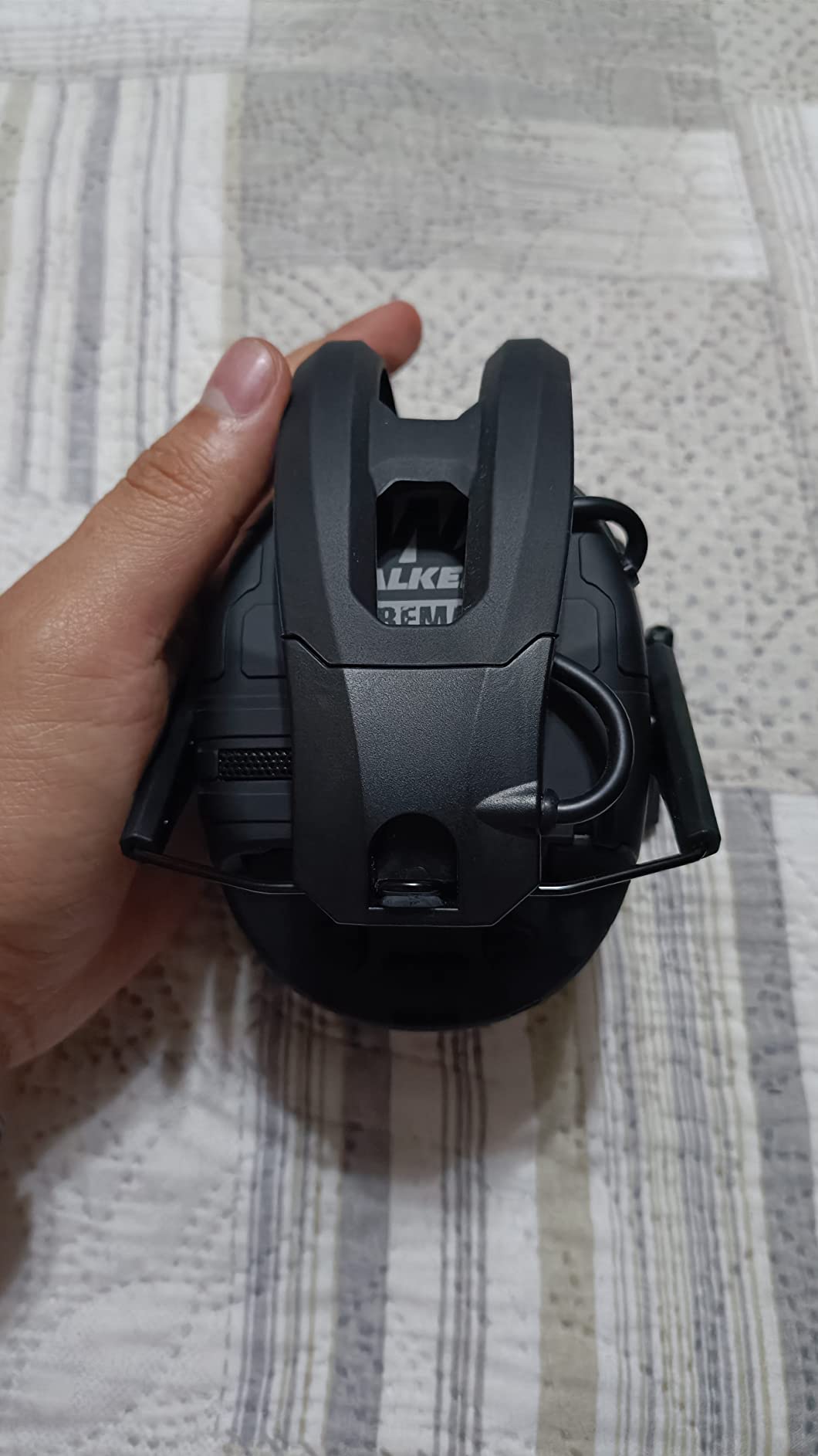 Walker's Rechargeable Lightweight Shooting Hunting Range Electronic Slim Low Profile Hearing Protection FireMax Earmuffs customer photo 2
