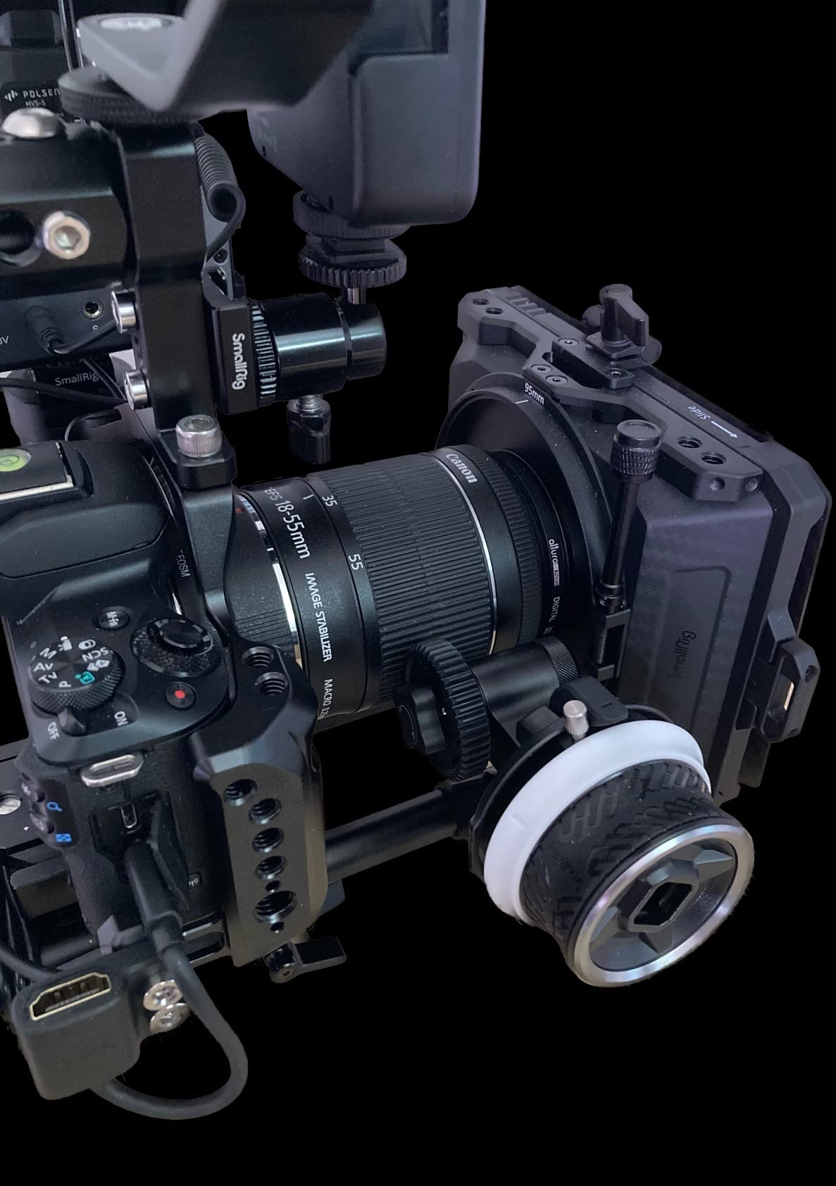 SmallRig Mini Follow Focus with A/B Stops & 15mm Rod Clamp and Snap-on Gear Ring Belt for DLSRs and Mirrorless Cameras, Fits Different Diameter Lenses Up to 114mm customer photo 2