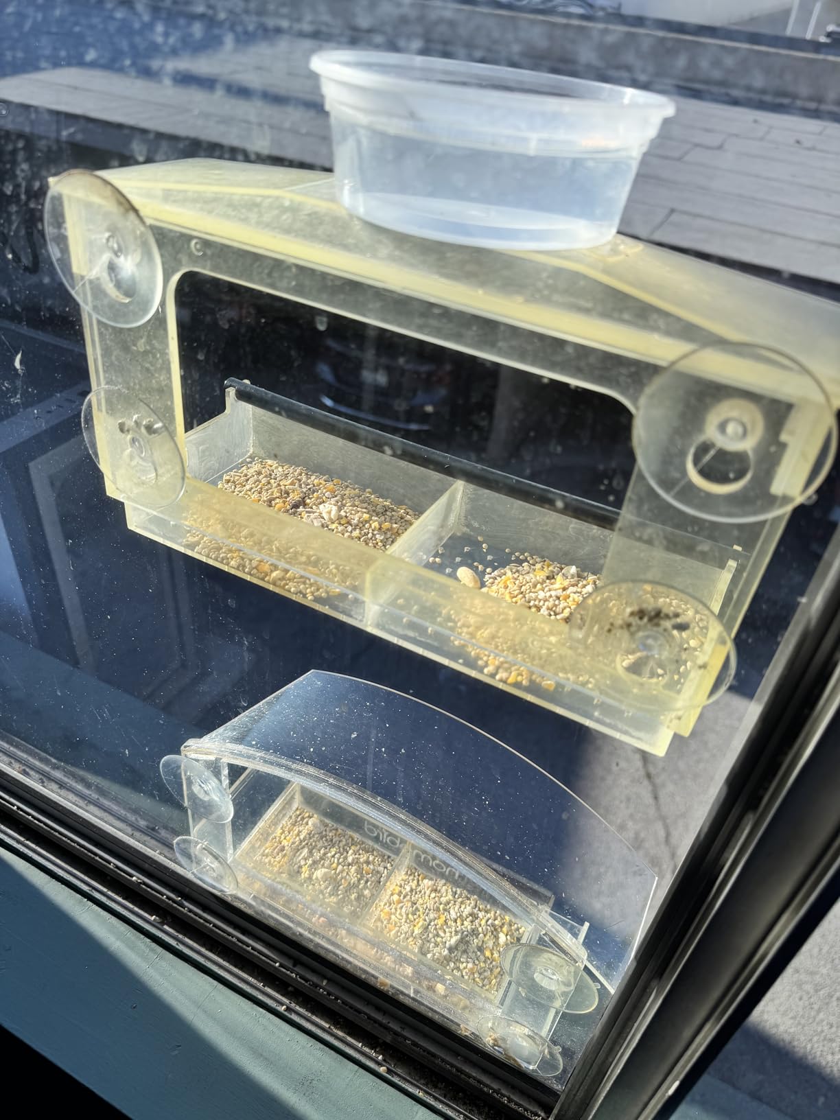 Window Bird Feeder with Strong Suction Cups - Upgraded 2026 Model, Clear Acrylic Feeder Window for Cats, Bird House Gift customer photo 1