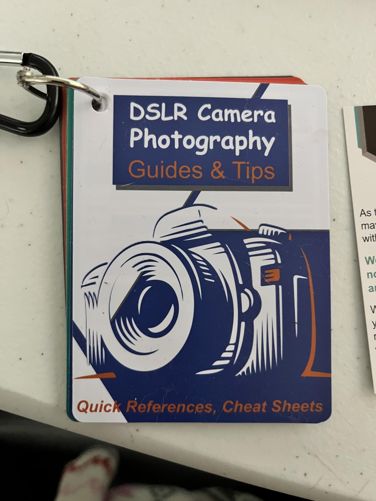 DSLR Cheat Sheet Photography Accessories Camera Accessories for Canon Nikon Sony Photography Gifts for Photographer Quick Reference Cards customer photo 1
