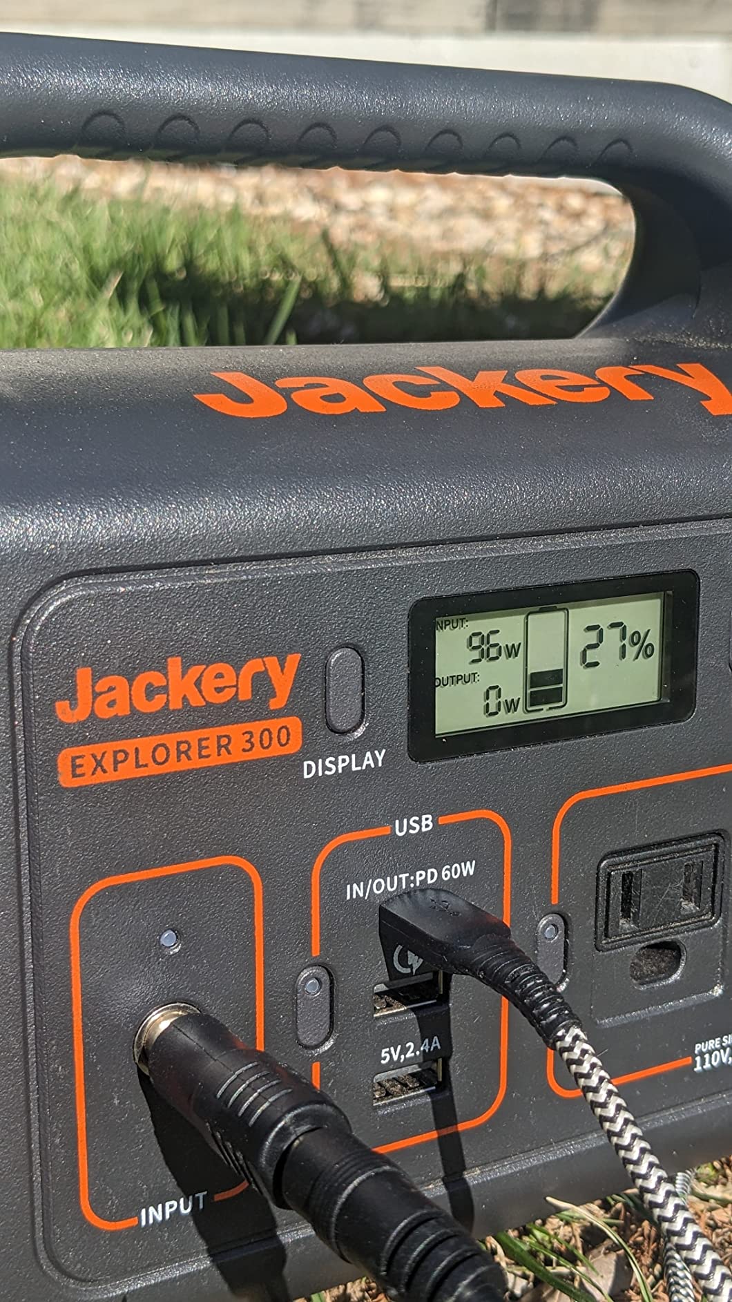 Jackery Portable Power Station Explorer 300, 293Wh Backup Battery, Solar Generator (Solar Panel Not Included) for RV Outdoors Camping Hunting Blackout(Renewed) customer photo 1