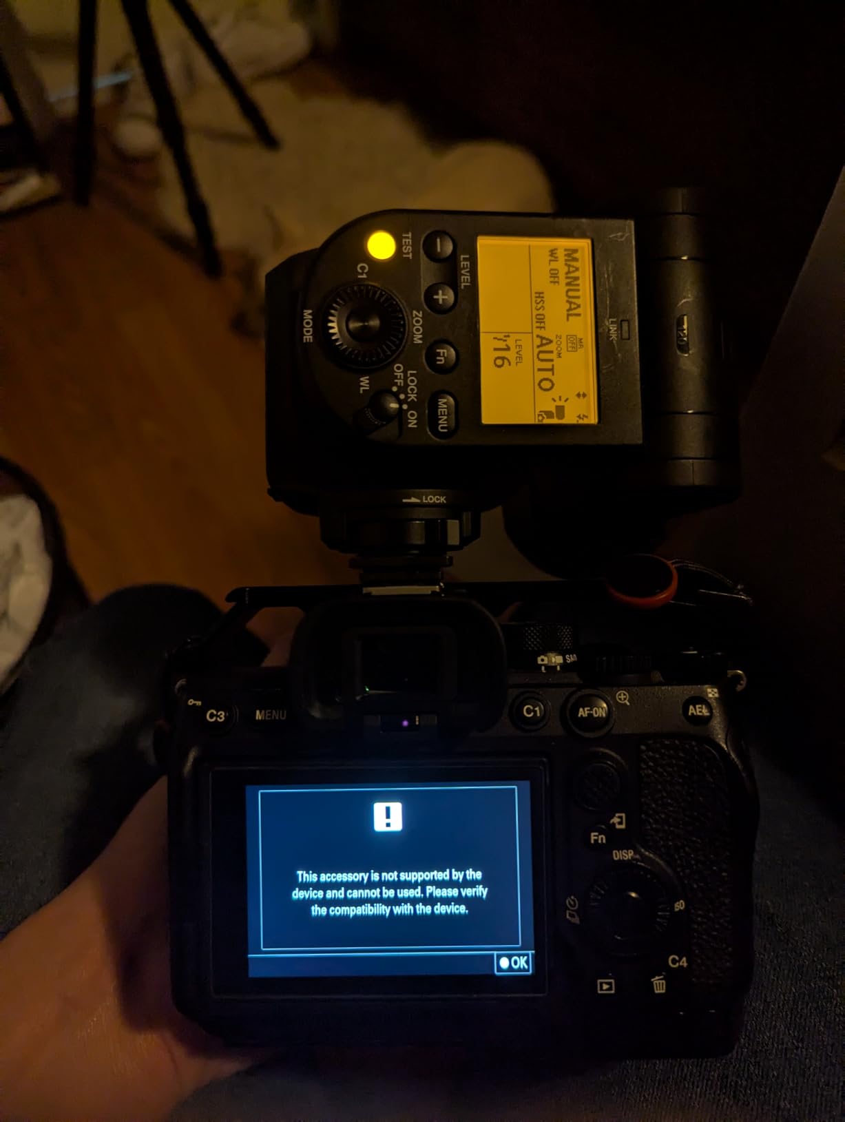 Sony HVL-F60RM2 GN60 Wireless Radio Control External Flash | Includes Stand, Case, Bounce Adapter and Color Filters customer photo 1
