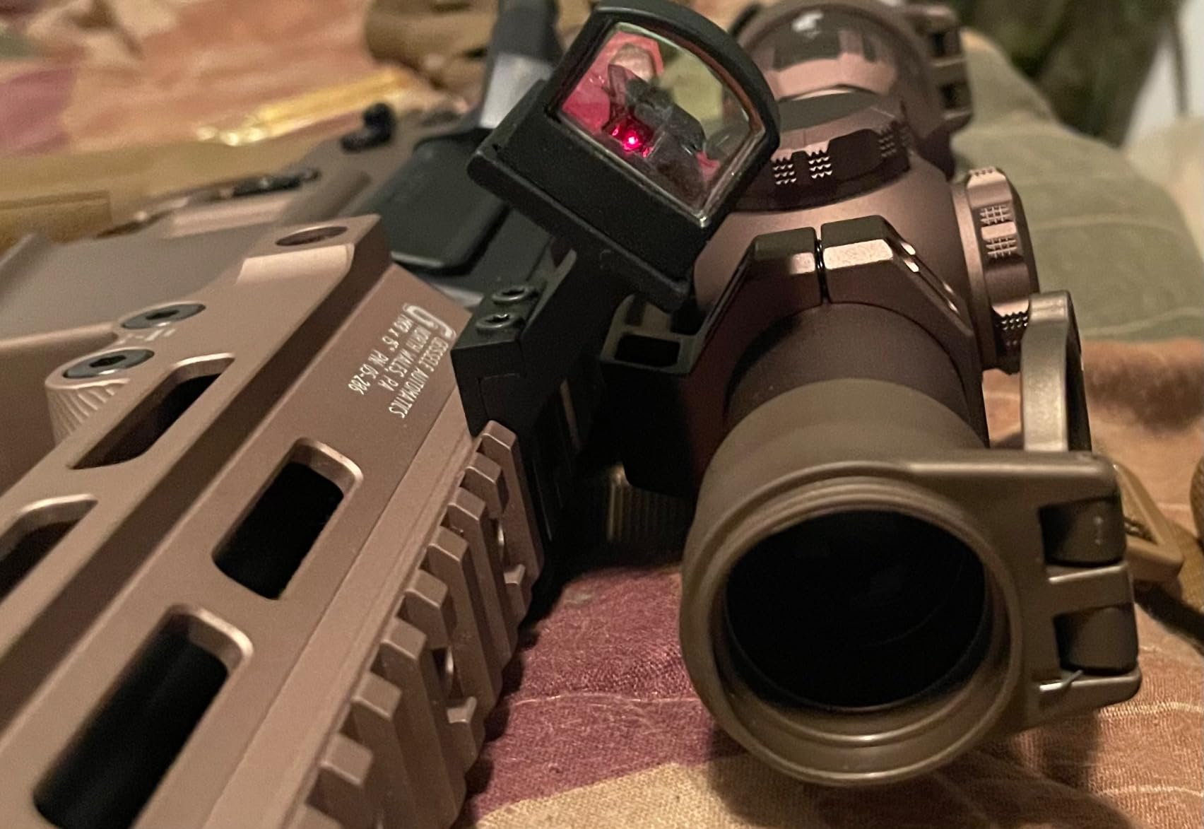 Sig Sauer Universal 45-Degree Lightweight Matte Black 6061-T6 Aluminum Reflex Sight Offset Mount (SOR2M101) customer photo 1