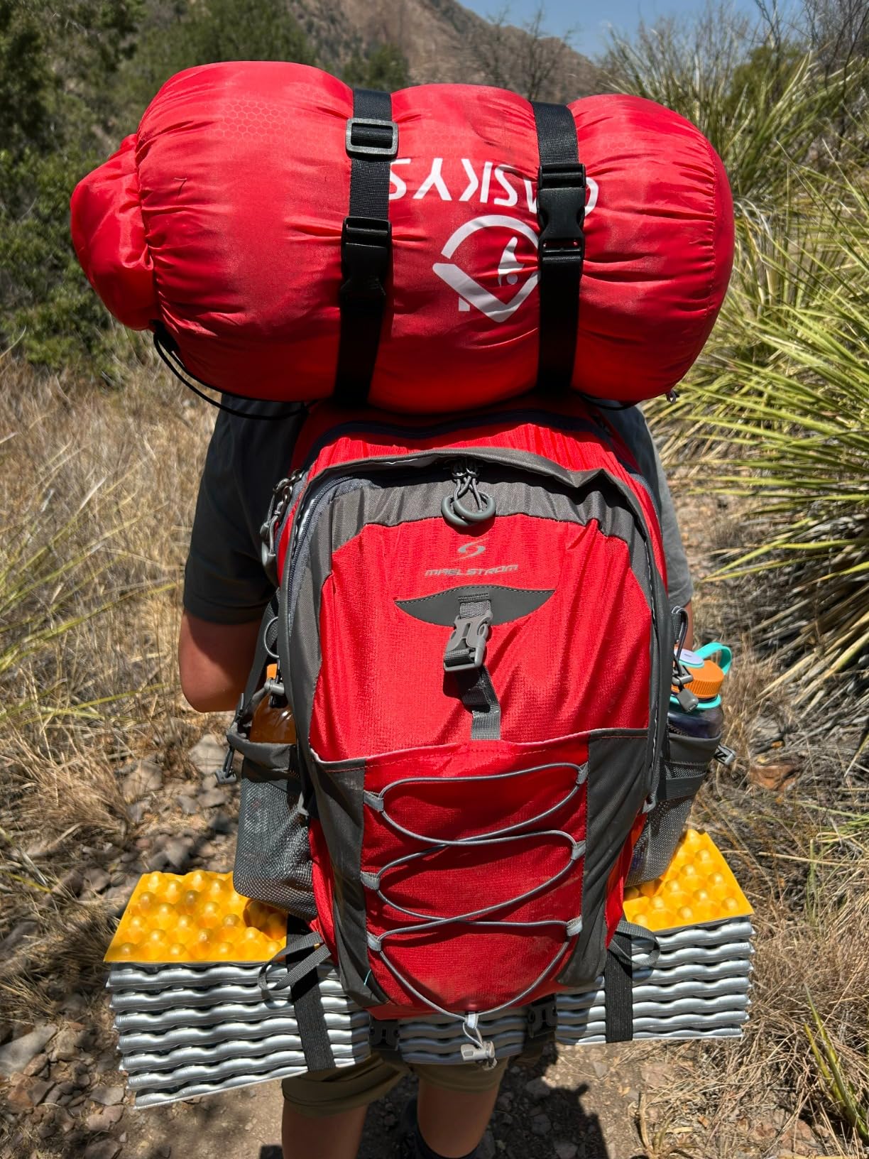 Maelstrom 40L Hiking Backpack, Lightweight Camping Daypack with Rain Cover customer photo 2