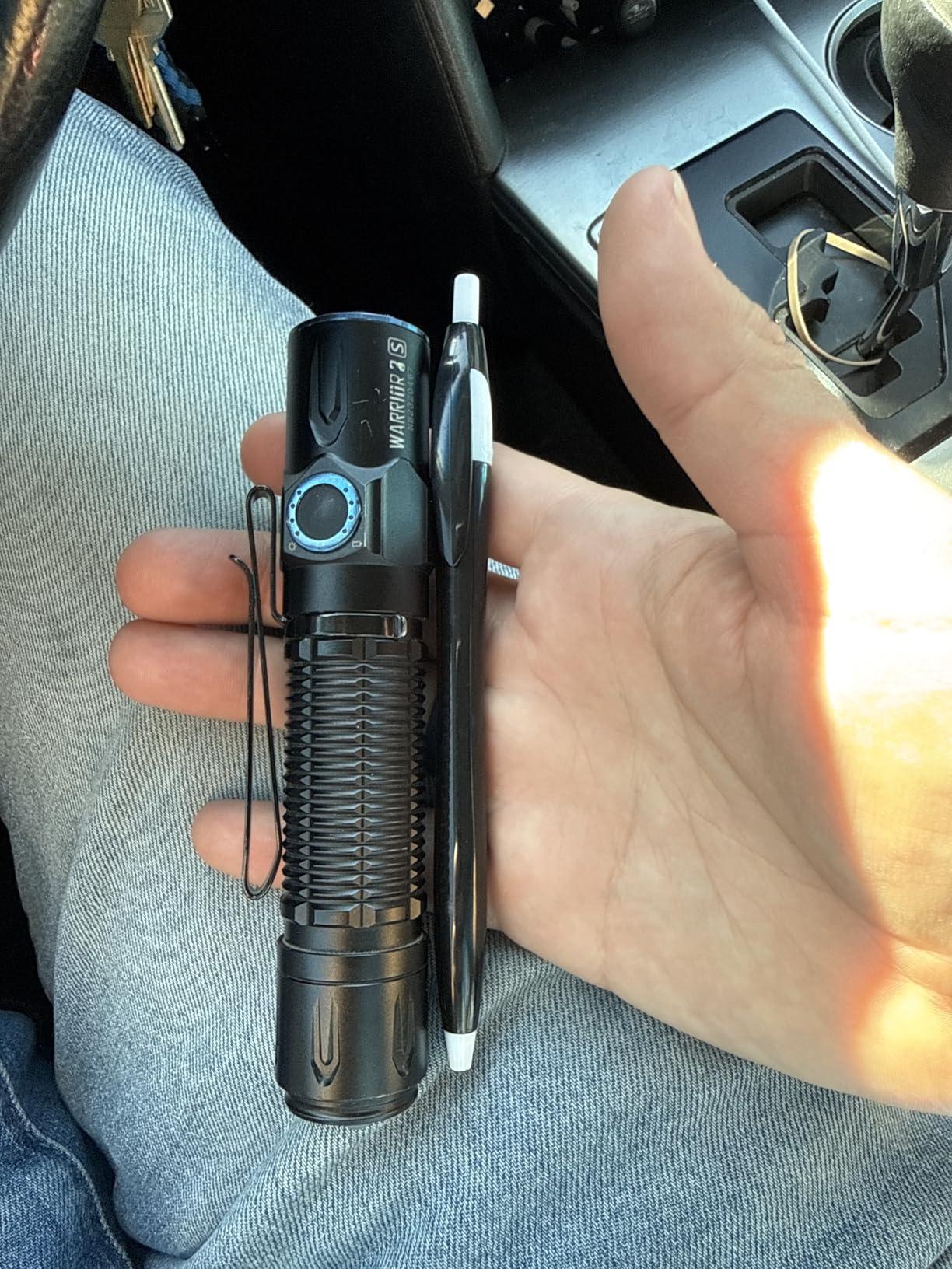 OLIGHT Warrior 3S Rechargeable Tactical Flashlight Bright Light Black customer photo 1