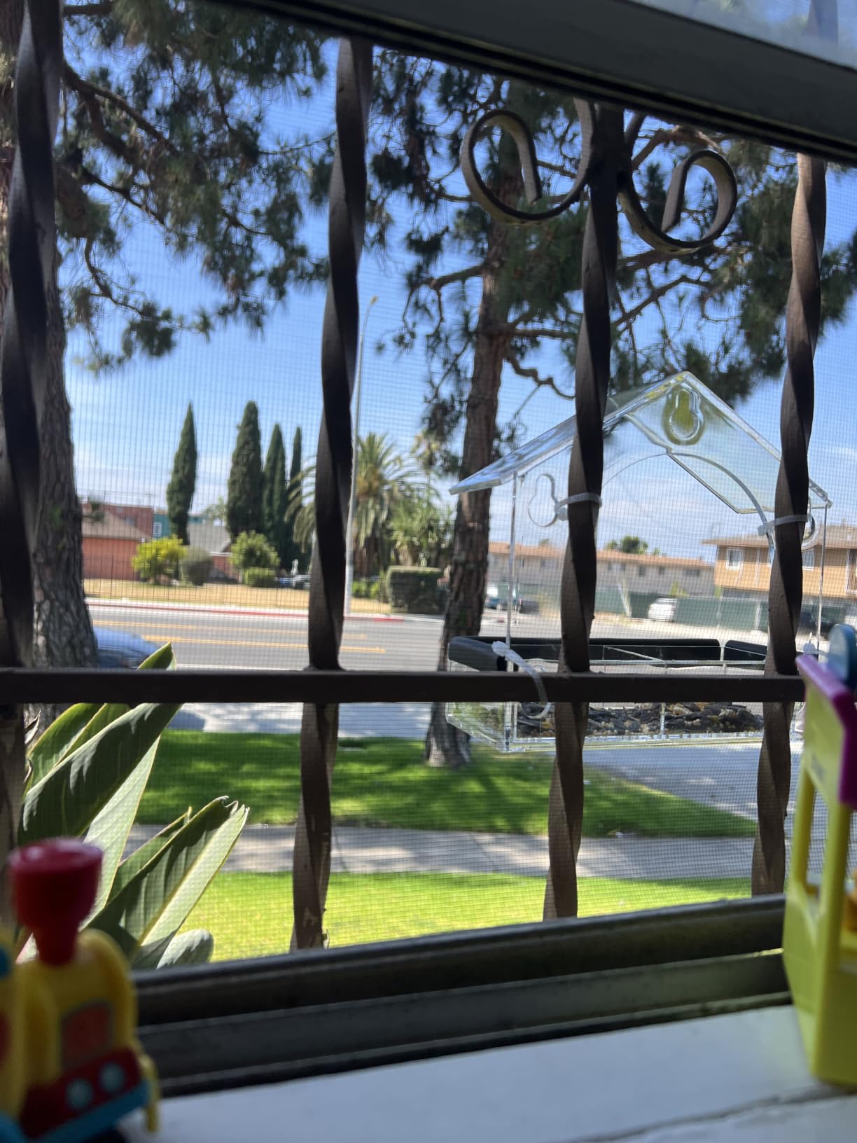 Clear Window Bird Feeder with 5 Extra Strong Suction Cups, DY-SKTY Sturdy and Durable Acrylic Birdfeeders for Viewing Wild Birds Outside, as a Bird Watching Gift, Outdoor Birdhouse Box, Garden Decor customer photo 1