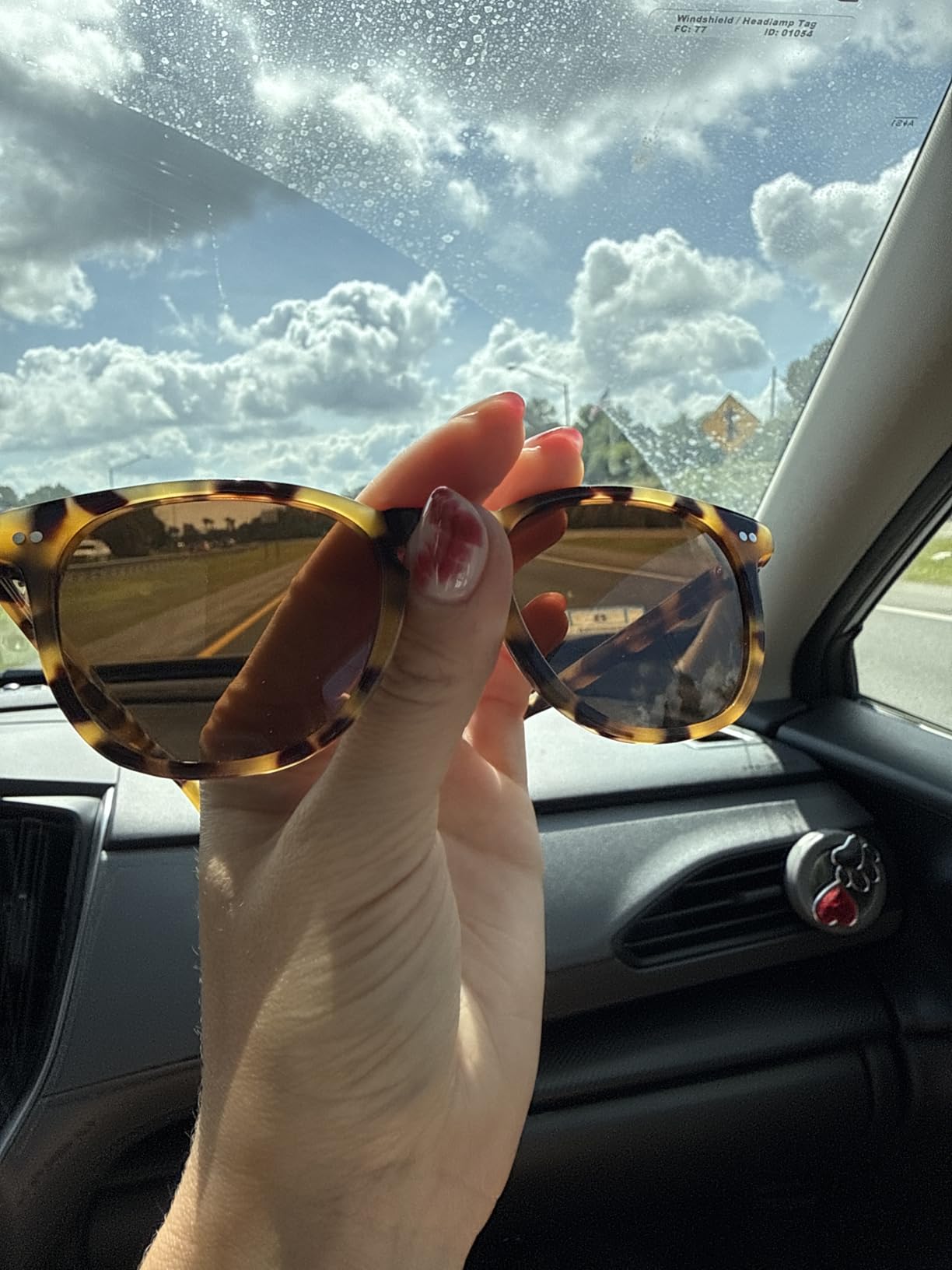 CARFIA Retro Small Medium Face Acetate Keyhole Polarized Womens Sunglasses | Timeless Trendy Designer Shades customer photo 1