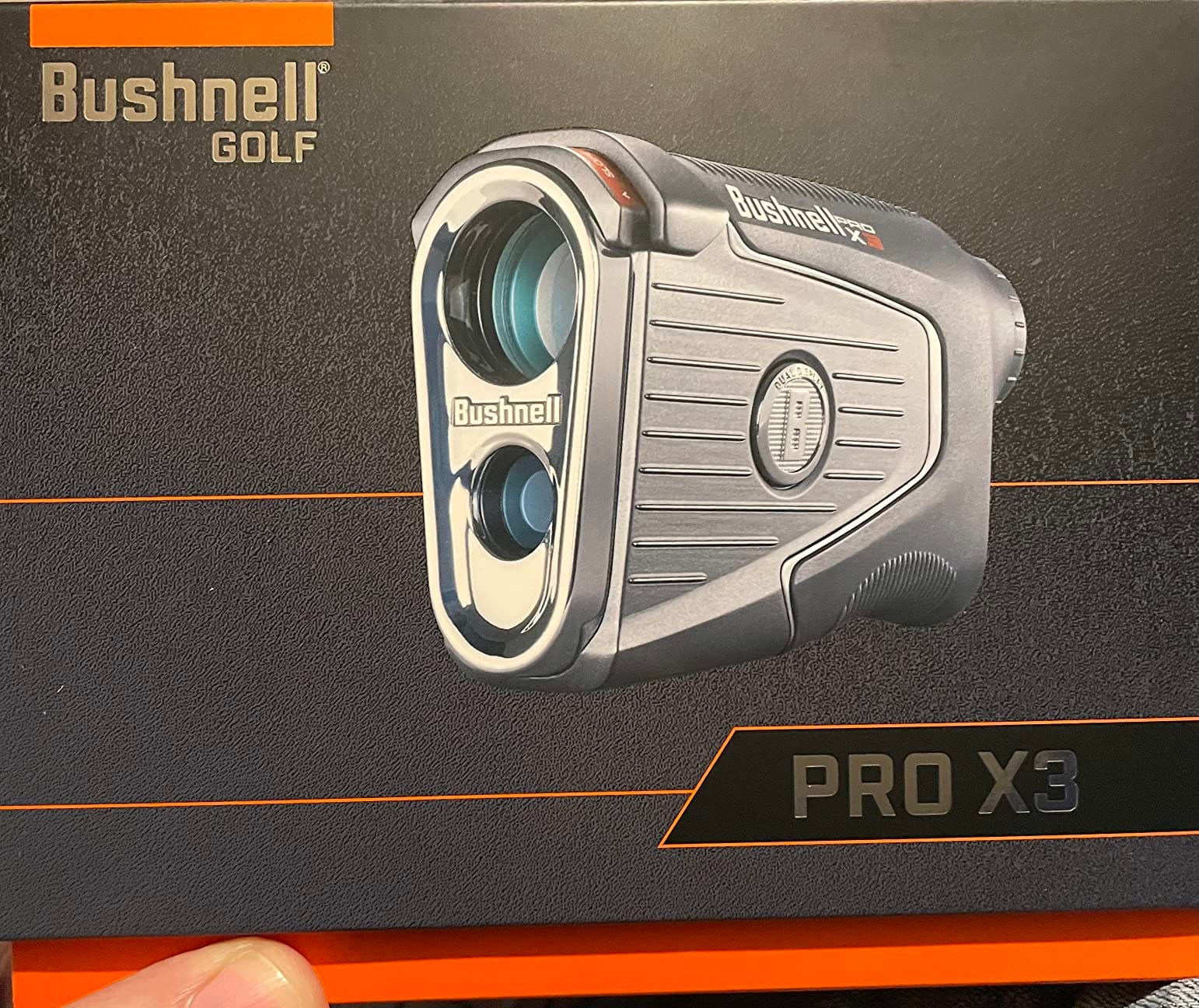 Pro X3 Golf Laser Rangefinder - Slope with Locking Switch, Dual Display, PinSeeker with Visual JOLT, Magnetic Cart Mount, Waterproof, Tournament Legal customer photo 1