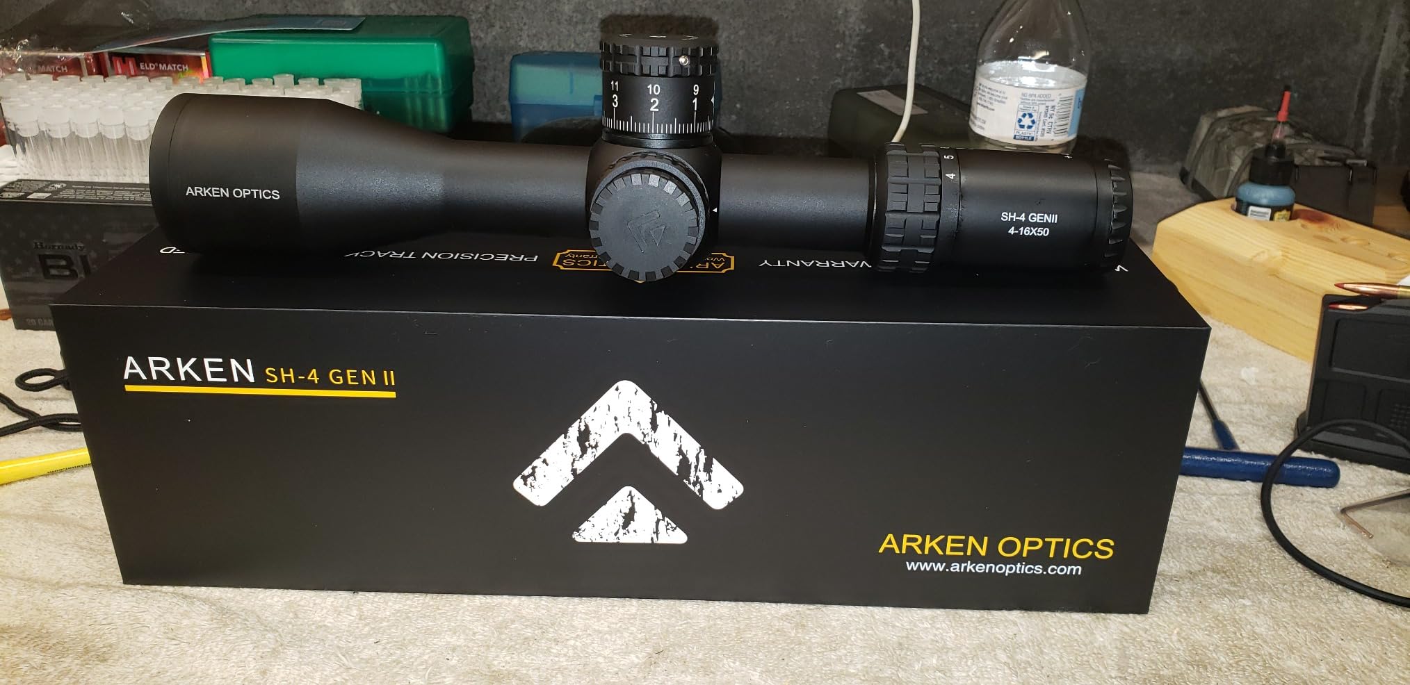 Arken Optics SH4 GEN2 4-16x50 FFP Rifle Scope, Illuminated Reticle, AZS Zero Stop, 34mm Tube customer photo 2