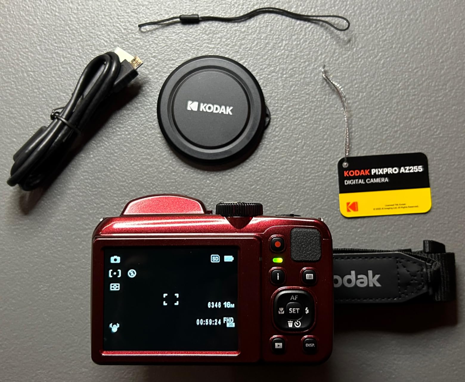 KODAK PIXPRO AZ255 16MP Digital Camera, 25x Optical Zoom, AA, OIS, White | 1080p Full HD Video, 24mm Wide Angle Lens, 3 Inch LCD, Bridge Camera, Wildlife and Travel Photography, SD Card customer photo 2