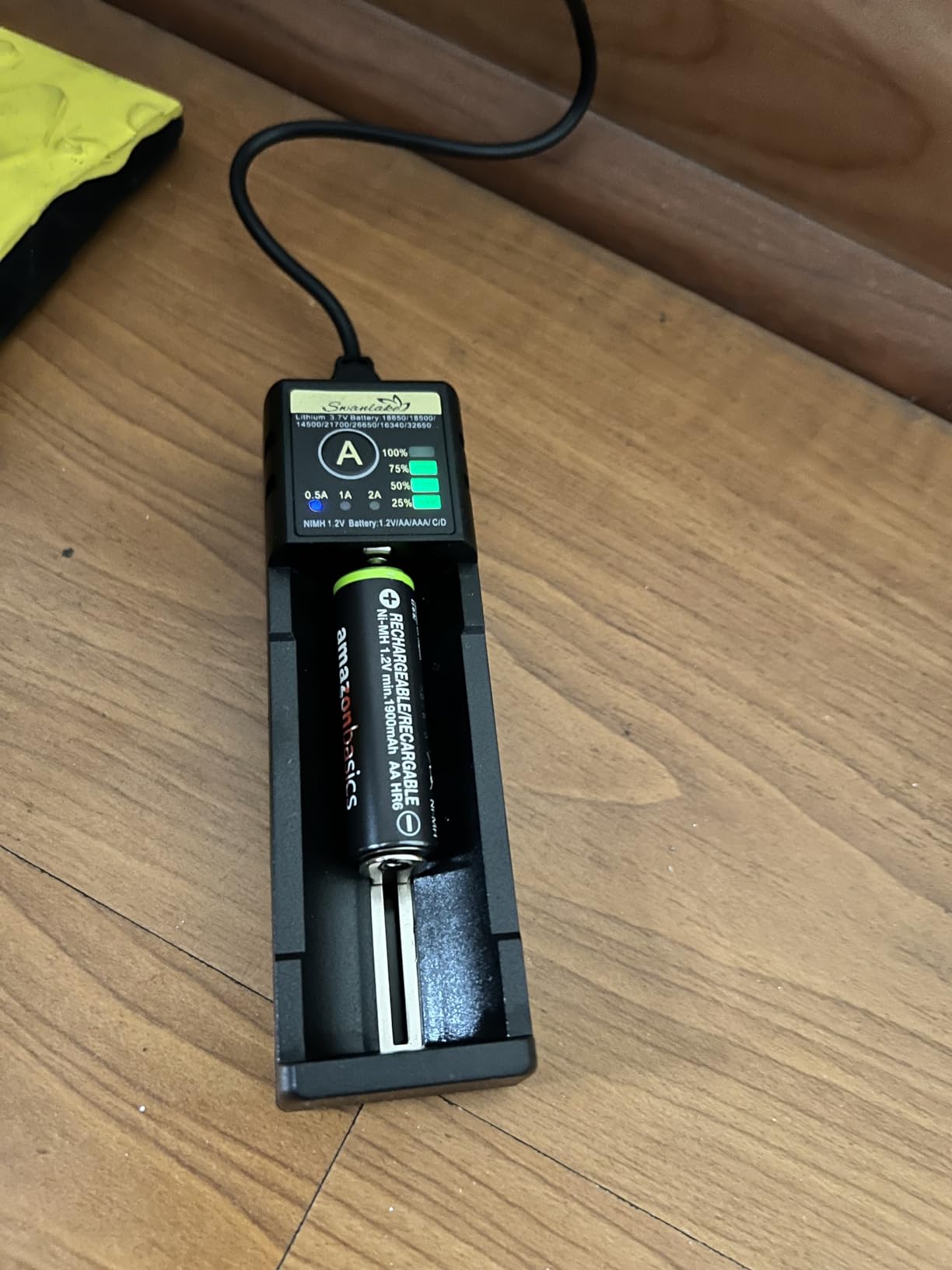 18650 Battery Charger AA AAA Fast Charger for 3.7V Lithium ion 18650 18500 14500 21700 17500 16340 26650 20700 and 1.2V LiFePO4 Ni-MH/Ni-Cd AA AAA C Batteries(no Batteries) customer photo 1