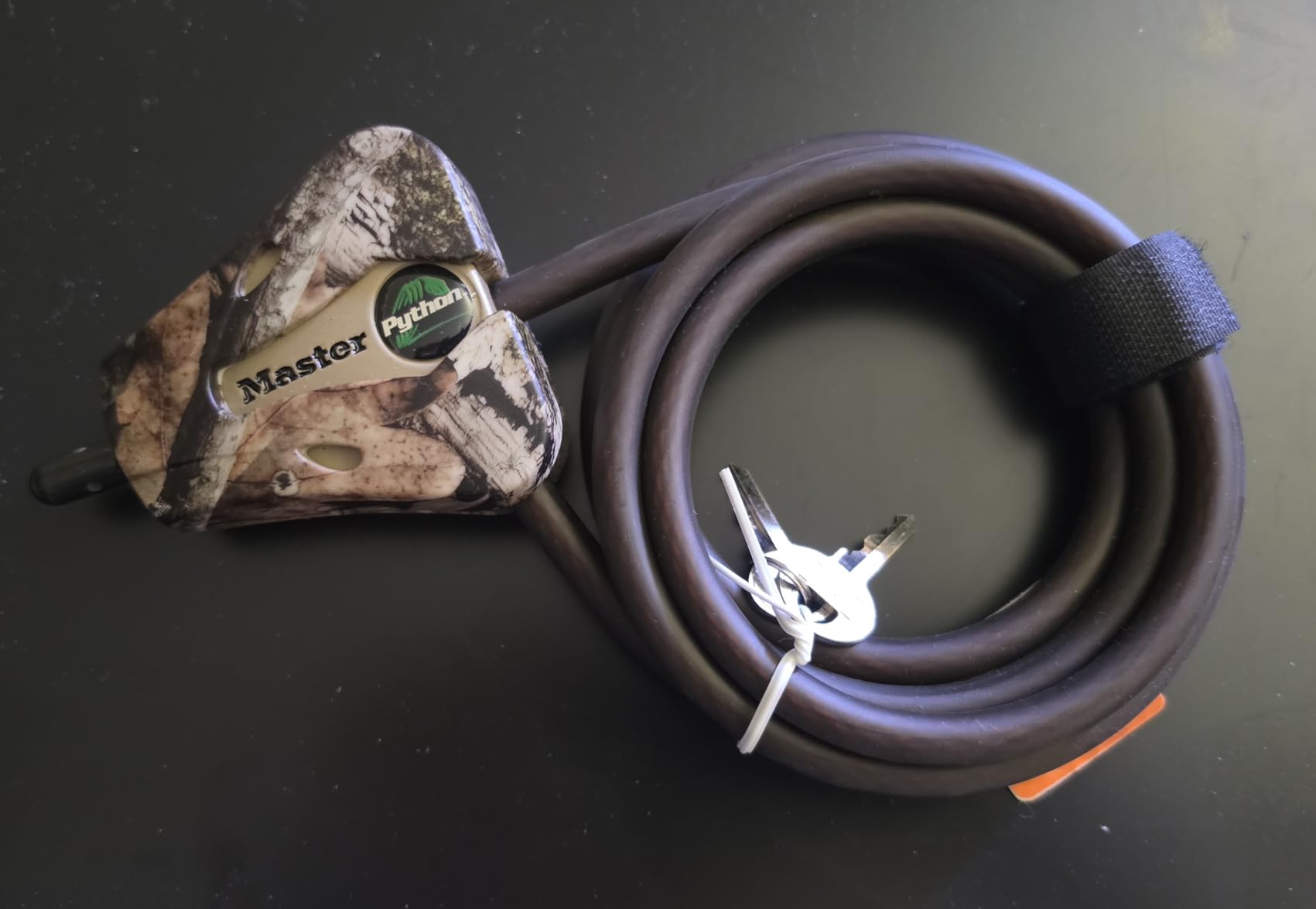 Master Lock Cable Lock, Python Adjustable Keyed Cable Lock, 6 ft. Long Cable, 2 Pack Mossy Oak Country DNA Camouflage customer photo 1