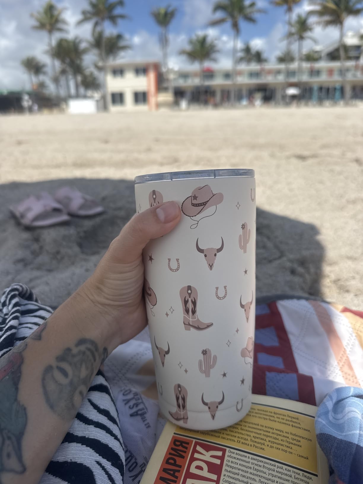 SANDJEST Hunting Tumbler 20oz Deer Hunting Gifts for Men Hunters Cup Stainless Steel Insulated Tumblers Coffee Travel Mug Hunter Gift for Birthday Christmas customer photo 1
