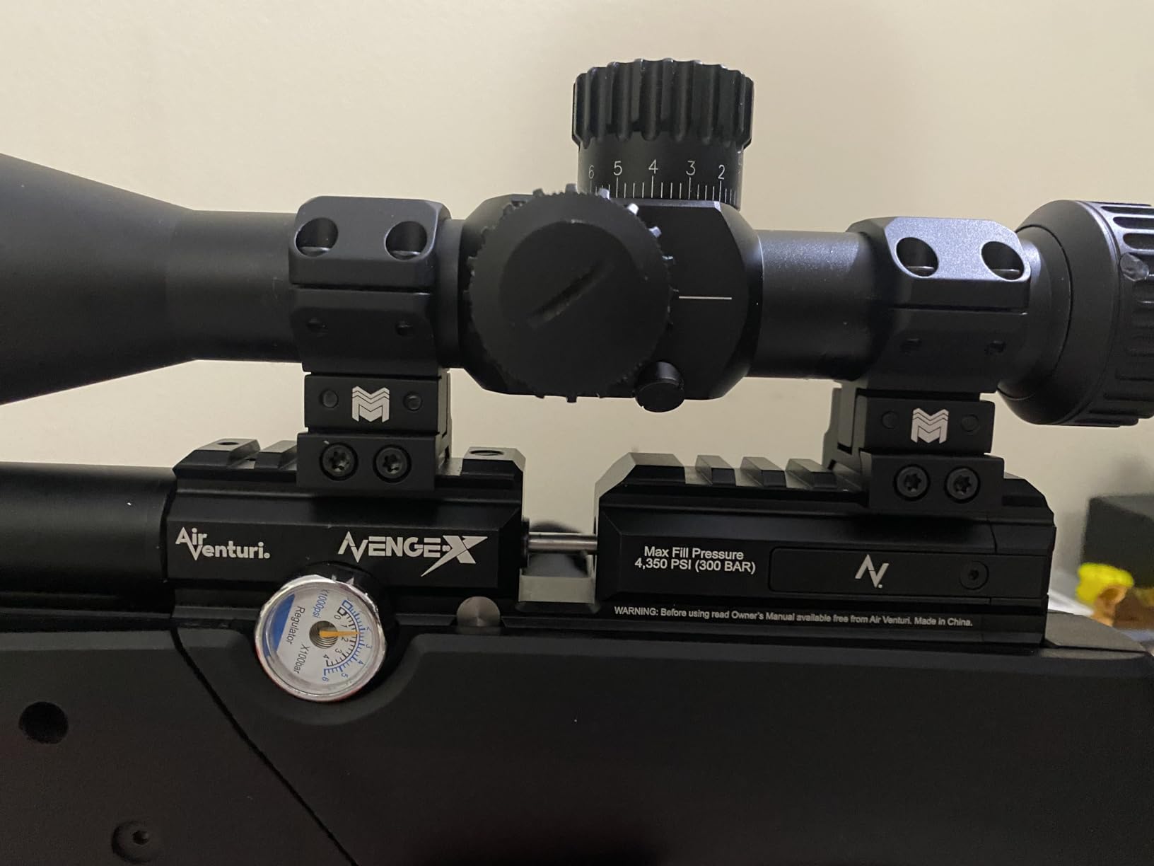 Monstrum Adjustable Height, Adjustable MOA, Picatinny Scope Rings | 30 mm Diameter | Includes 1 inch Diameter Inserts customer photo 2