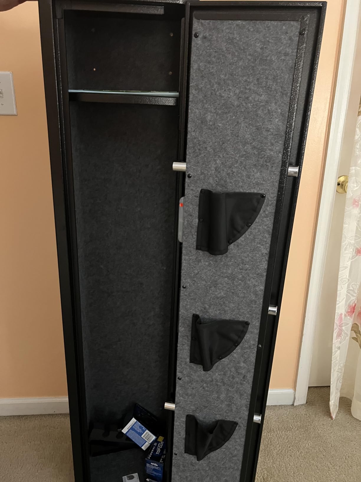 EMAXEE 5-8 Rifle Gun Safe, Gun Cabinet for Home Rifle and Pistols with Upgraded Digital Keypad and LED Light, Quick Access Firearm Safes & Cabinets with Removable Shelf and Racks customer photo 2