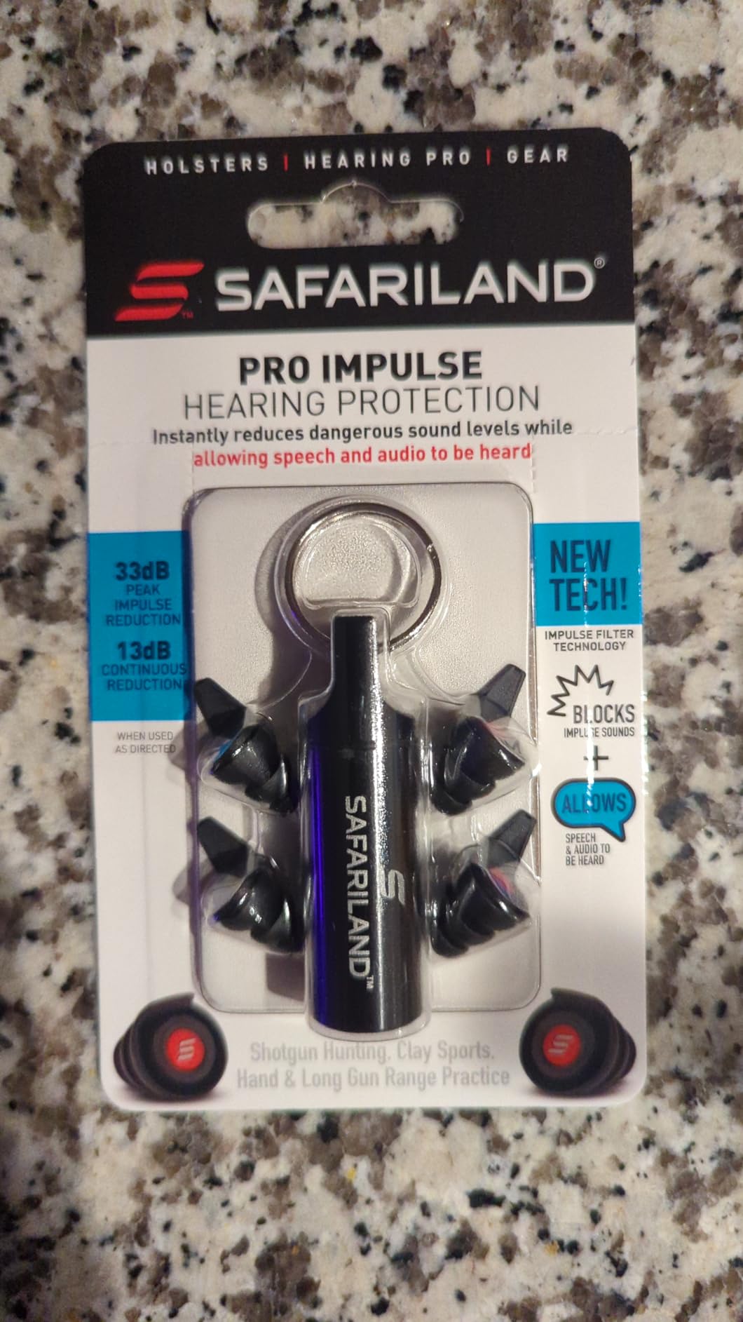 Safariland Pro Impulse Plus Hearing Protection, in Ear Earplugs with Keychain Storage Case - for Firing Range, Shooting and Hunting customer photo 1