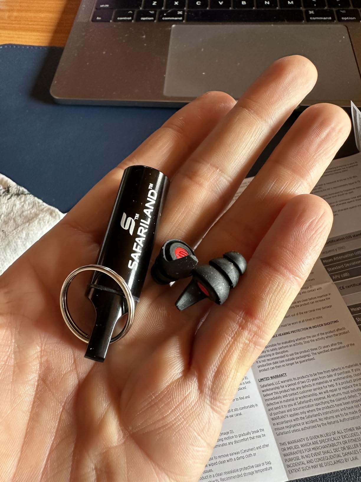 Safariland Pro Impulse Plus Hearing Protection, in Ear Earplugs with Keychain Storage Case - for Firing Range, Shooting and Hunting customer photo 2