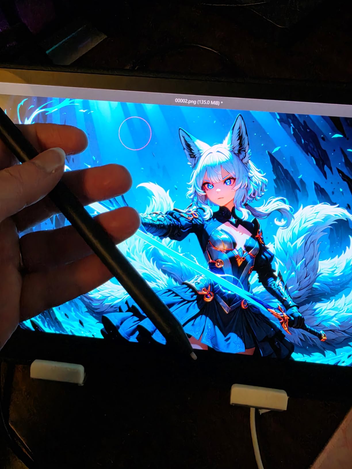 Wacom Movink 13, Drawing Tablet with OLED Touchscreen & Pro Pen 3 | Portable color-accurate pen display for photo-editing customer photo 1