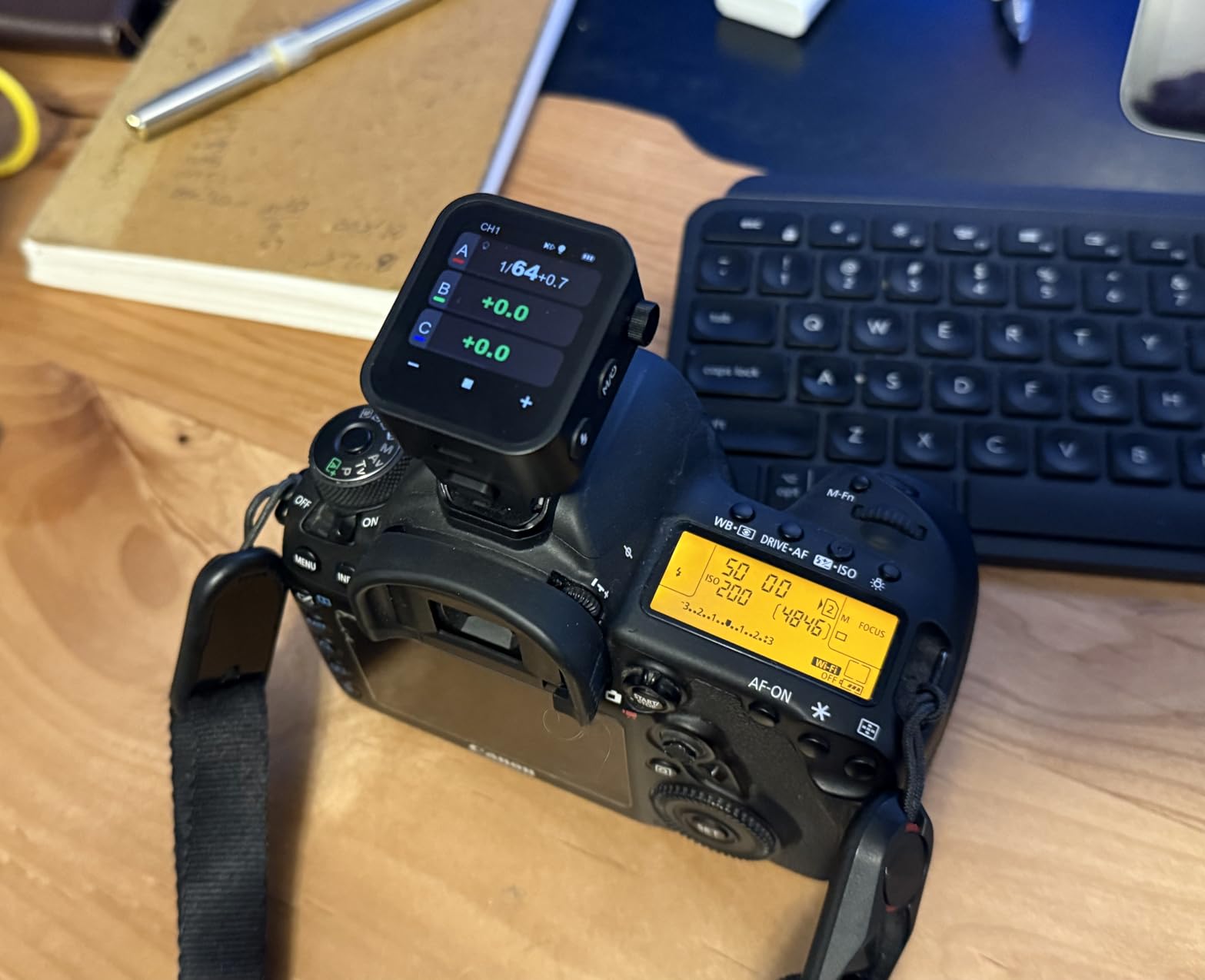 Godox X3C TTL Wireless Flash Trigger for Canon - 2.4G Touchscreen, OLED, Built-in Lithium Battery customer photo 2