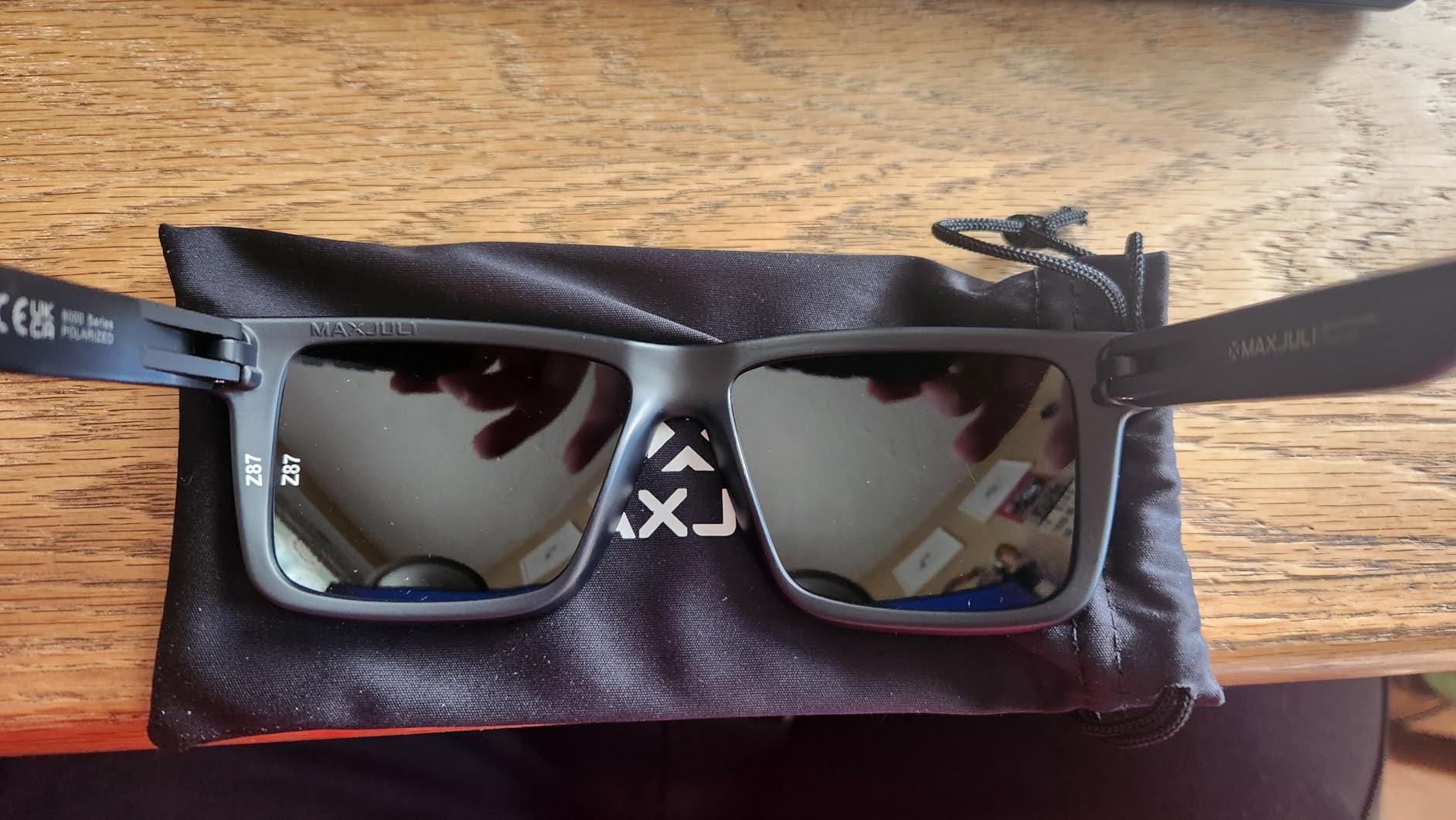 XXL Size Double Extra Large Z87 Sunglasses for Big Wide Heads Men TR90 Ultralight UV400 Protection Glasses 8228 customer photo 2