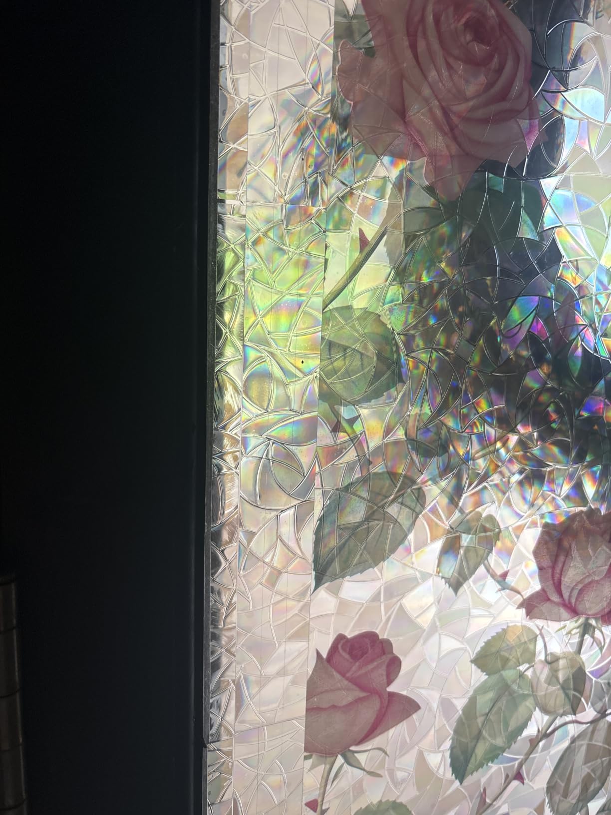 Strip Prism Window Collision Clings for Bird Strikes, 87 Pieces | Static Glass Reminder Sticker Decals, Window Anti-Collision, Rainbow Maker, Save Birds from Hitting Windows, Non Adhesive customer photo 1