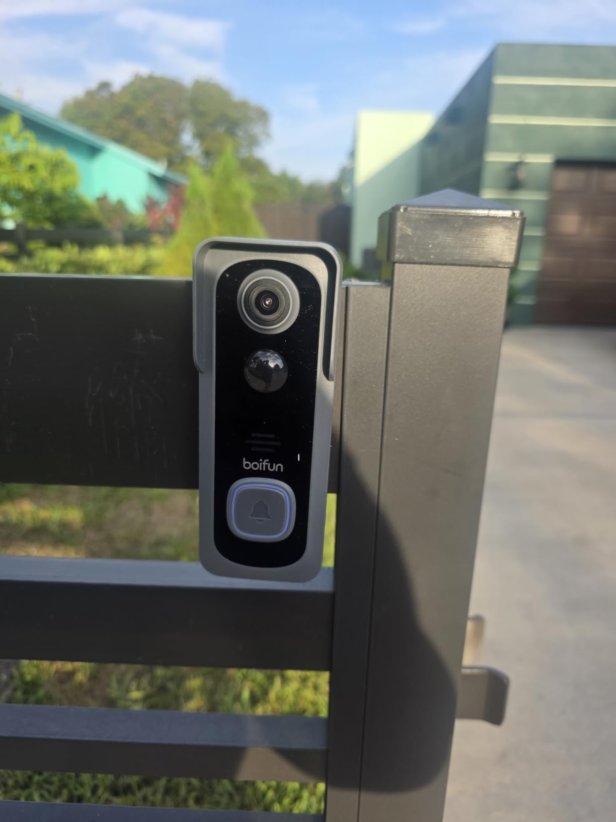 BOIFUN Video Doorbell Camera Wireless - No Subscription Required, 2K HD | 166° Wide View, HDR Night Vision, Motion Alerts, Two-Way Audio & Battery Video Doorbell with Chime, 2.4 GHz Wi-Fi Only customer photo 1