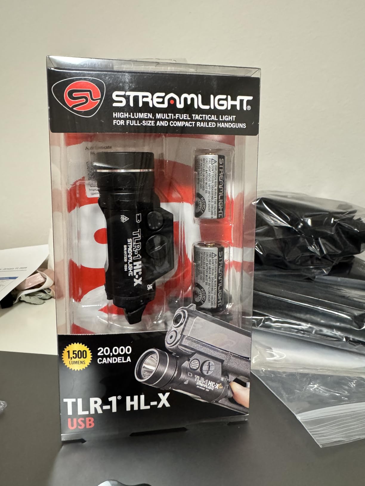 Streamlight 69501 TLR-1 HL-X Rechargeable Tactical Rail-Mounted Gun Light | Mounts directly to handguns with Glock-style rails and Picatinny rails only customer photo 1