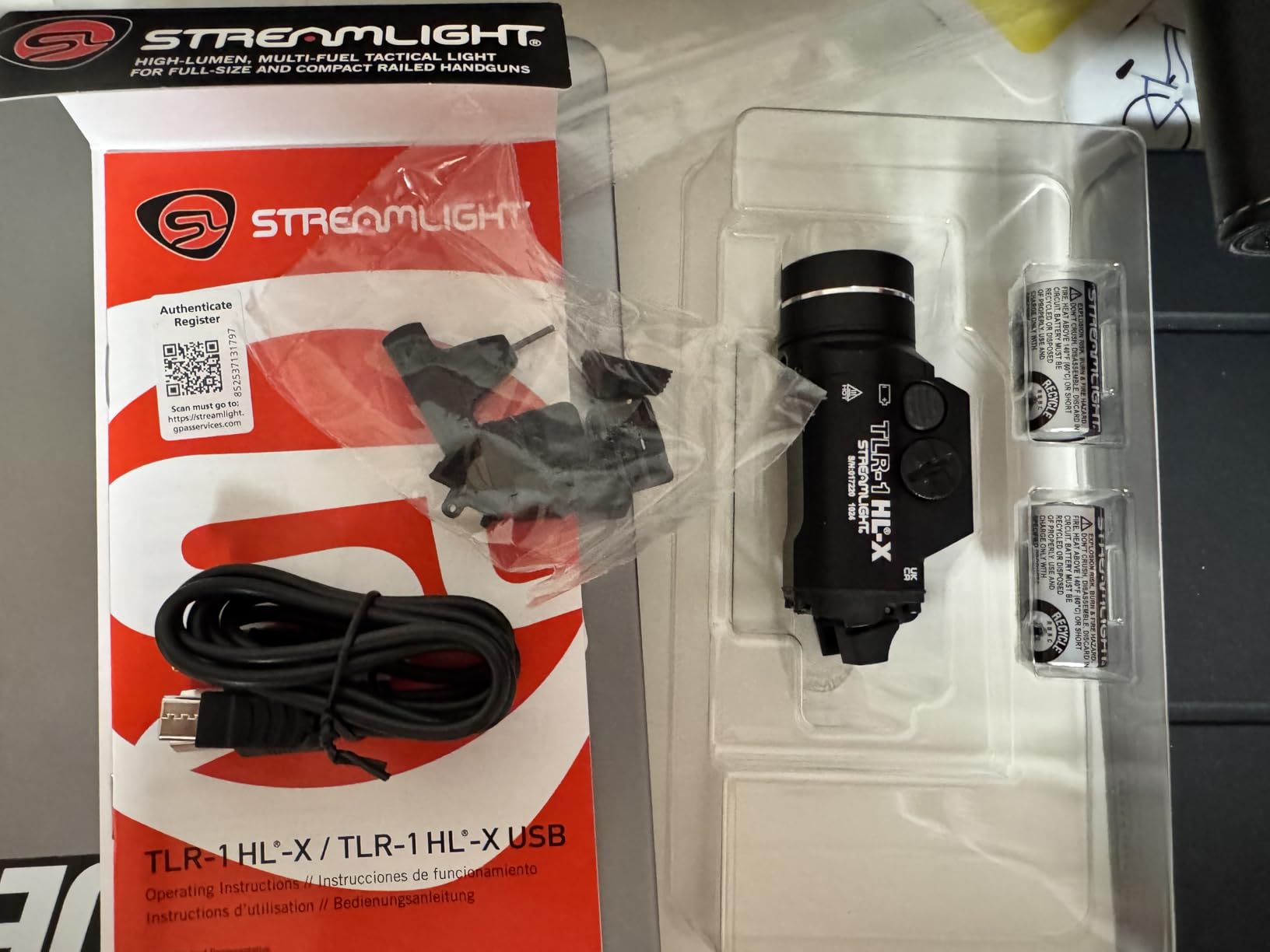 Streamlight 69501 TLR-1 HL-X Rechargeable Tactical Rail-Mounted Gun Light | Mounts directly to handguns with Glock-style rails and Picatinny rails only customer photo 2