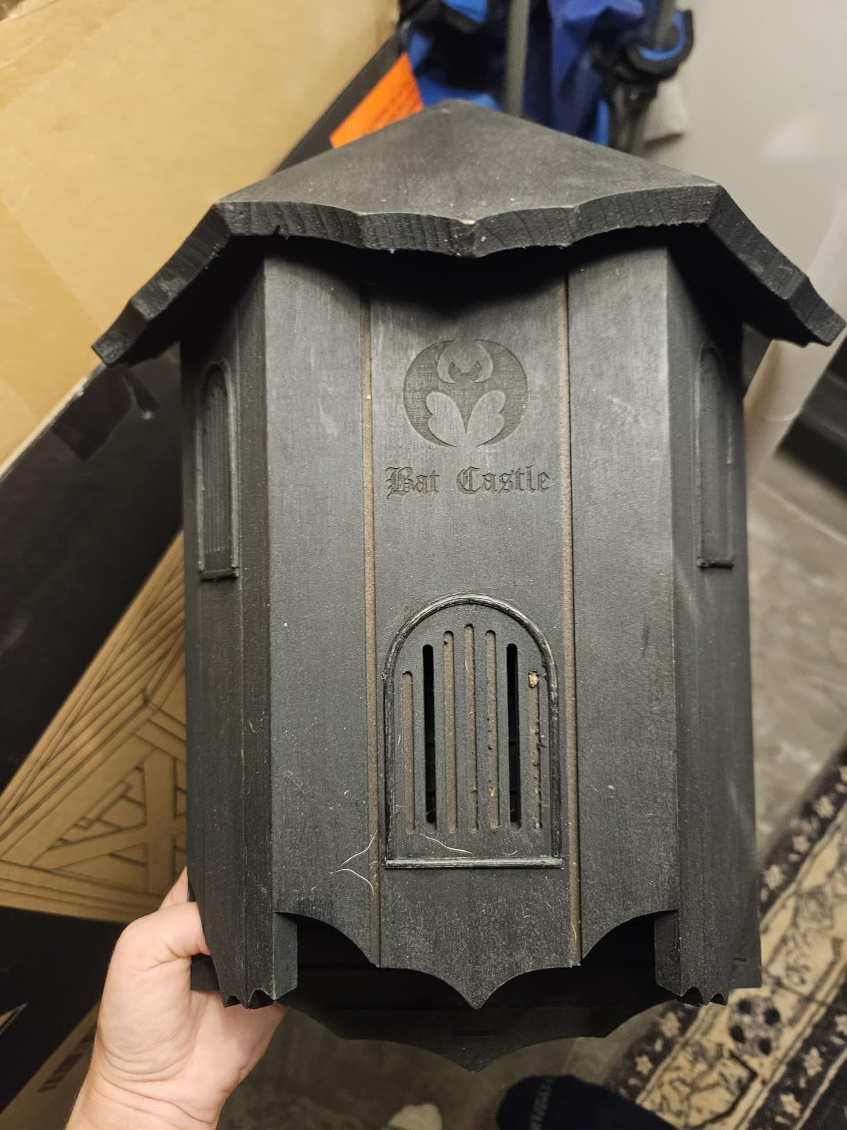 VIREESR Large Bat House for Outdoors,4-Chamber Castle Bat Box,200-Capacity | Cedar Wooden Bat House, Bat Boxes for Outside for Tree, 4 Chamber Design to Attract Bats, Weather-Resistant, Brown customer photo 1