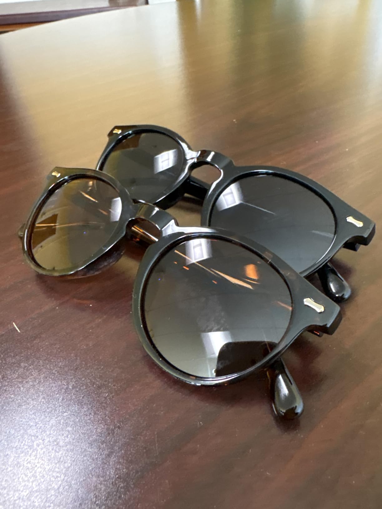 Retro Small Round Polarized Sunglasses for Women Vintage Style Circle Sun Glasses UV Protection customer photo 1