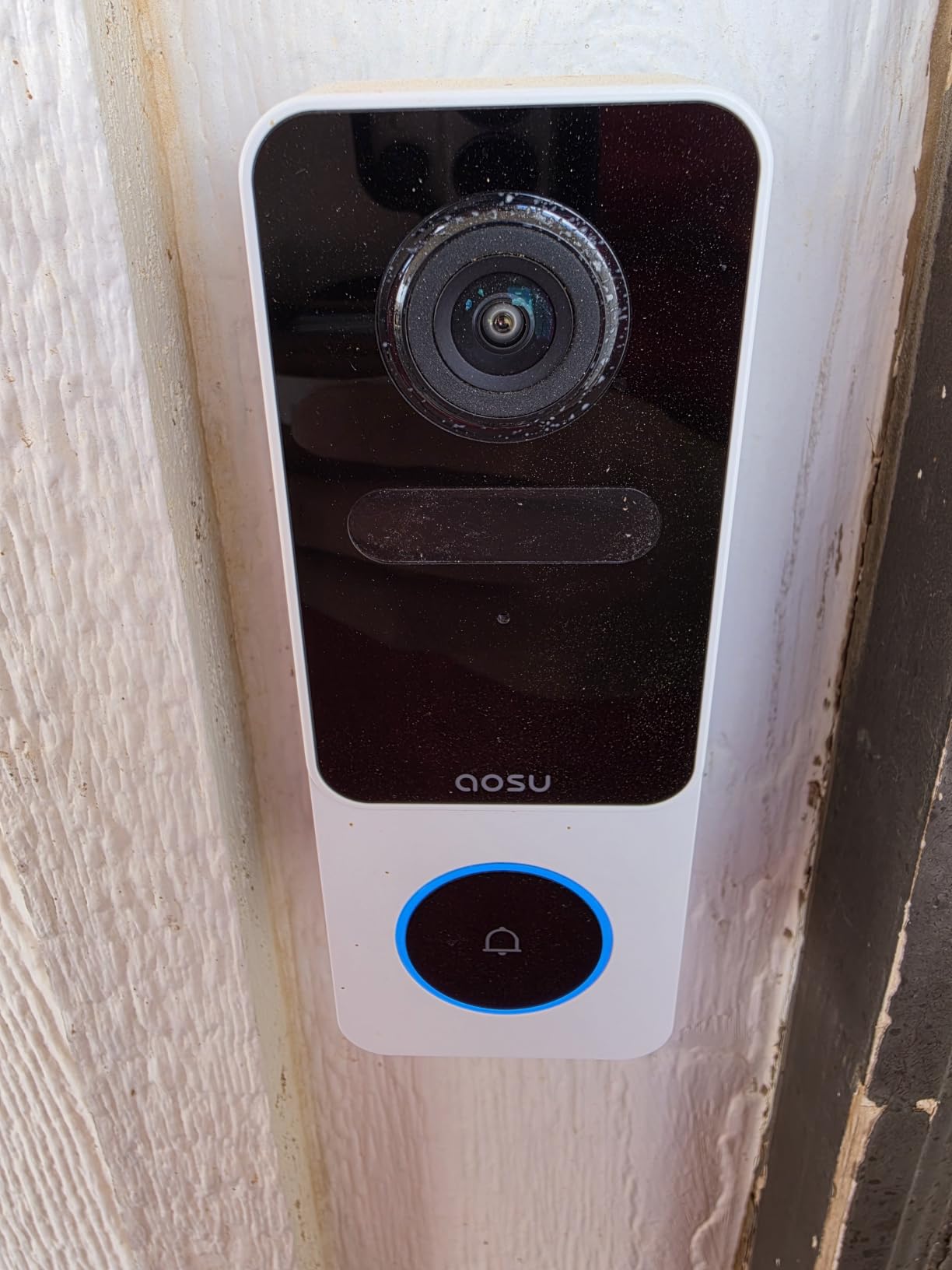 aosu Video Doorbell Camera Wireless, 2K QHD, 170° Wide Angle, 2.4 GHz WiFi | No Subscription Required, Head-to-Toe View, Person Detection Smart Alerts, Local & Cloud Storage customer photo 1