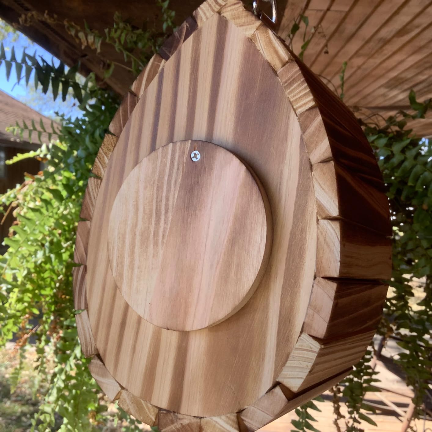 Picowe Butterfly House Wooden Habitat Natural Nesting Box Garden House with Feeder Hanging for Bee Butterfly Ladybirds for Garden Outside, Open Door customer photo 1