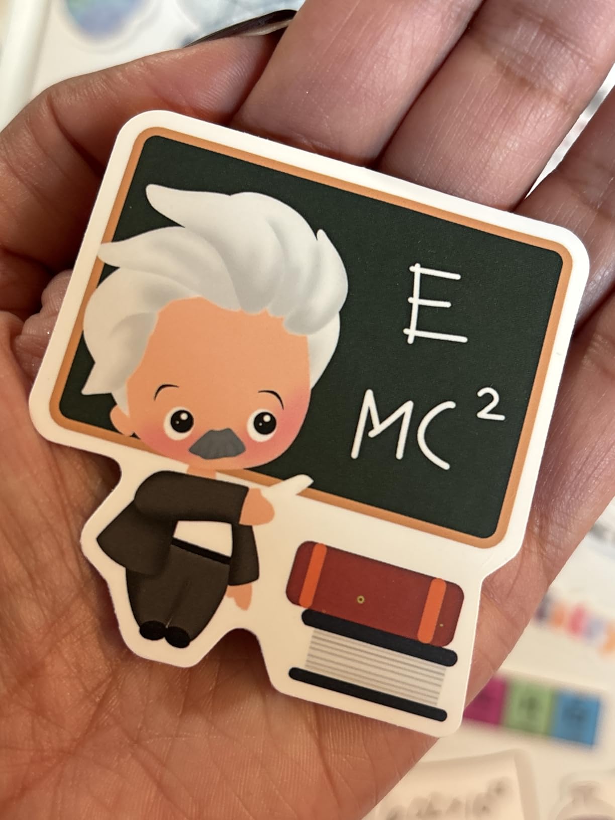 100 Pcs Science Stickers,Physics Biology Chemistry Lab Stickers | Waterproof,Vinyl,for Laptop Water Bottle,Back to School Gifts,Laboratory Classroom Decor,for Students Teacher Adults customer photo 2