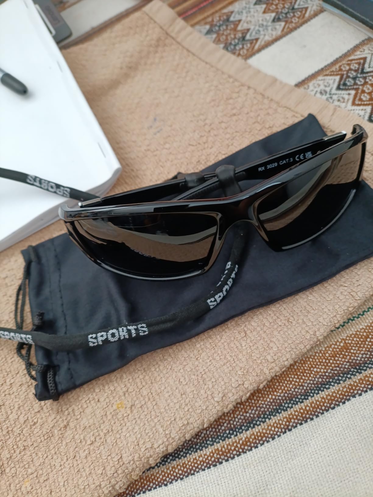 Polarized Sports Wrap Around Sunglasses Men Fishing Running Golf | Mens Womens Sunglasses Pack UV Protection for Cycling Hiking Baseball Driving customer photo 1