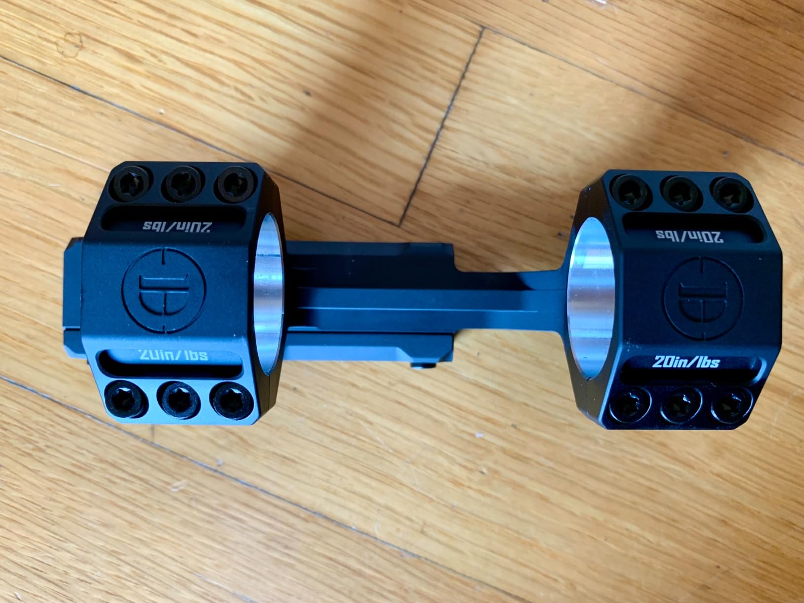 DISCOVERYOPT Heavy Duty Cantilever Scope Mount, One-Piece 20 MOA Picatinny Offset Dual Ring 30mm 34mm Scope Mount customer photo 2