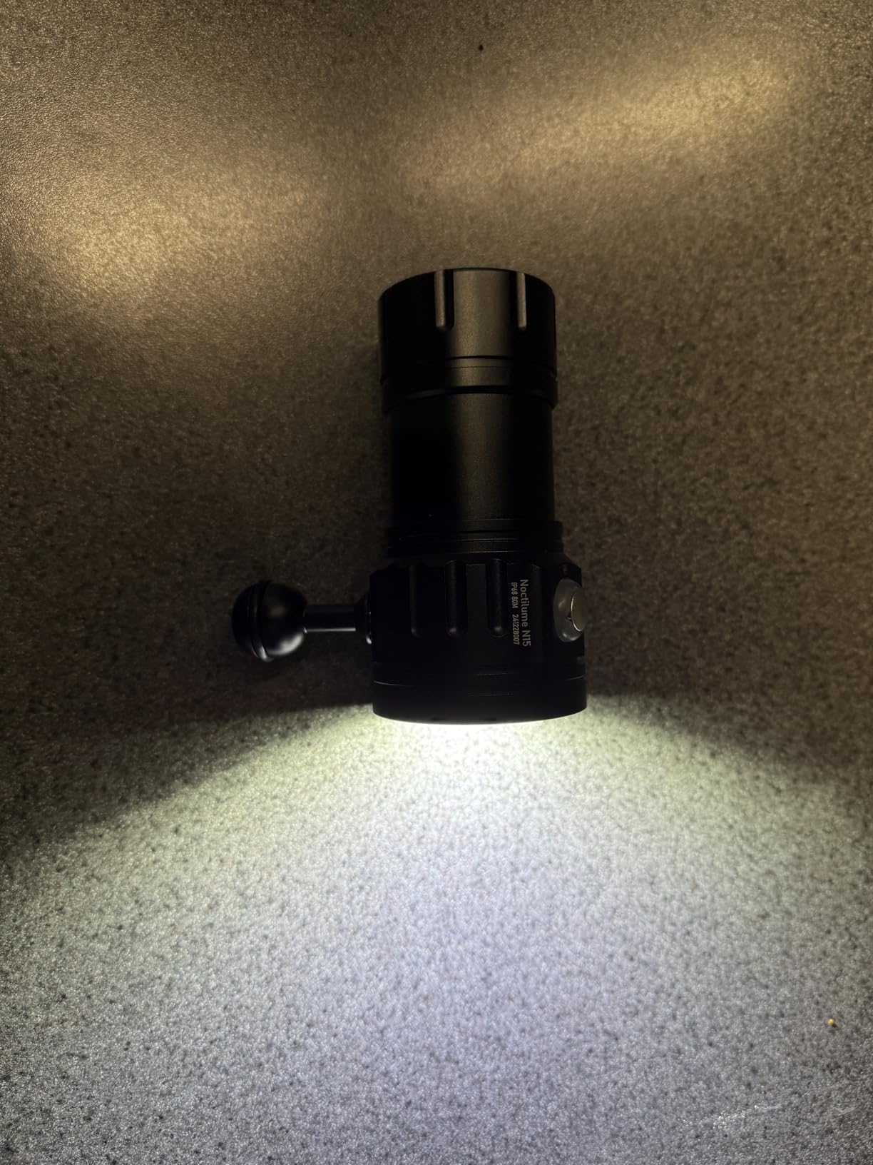 Noctilume N15 6000 Lumens Dive Light - Professional Underwater Video Light with 90 CRI, 6500K White Light, for Scuba Diving/Underwater Photography/Videography (IP68 Waterproof, 80m Depth) customer photo 2