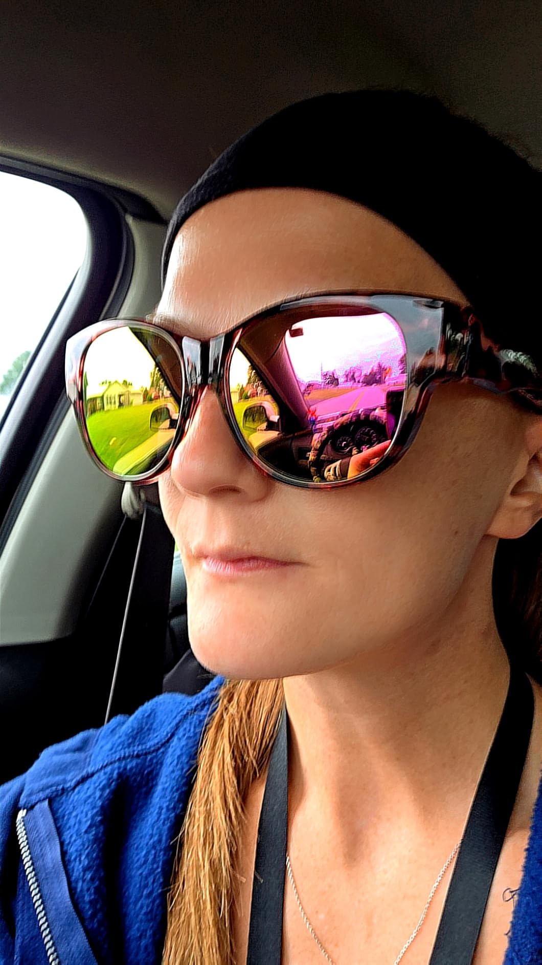 Polarized Fit Over Sunglasses for Women, Trendy Sun Glasses Over Prescription Glasses UV400 Protection customer photo 2