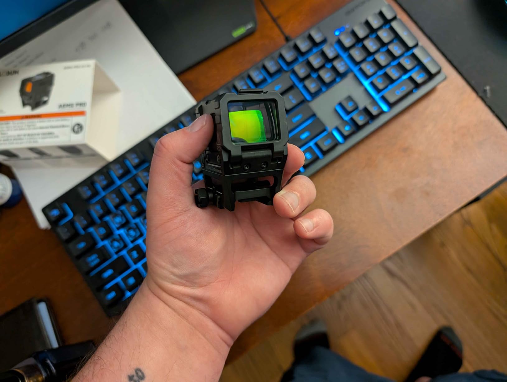 Holosun AEMS X2 PRO/CORE Series, 2MOA Dot, Multi-Reticle, Shake Awake, Enclosed Optic customer photo 1