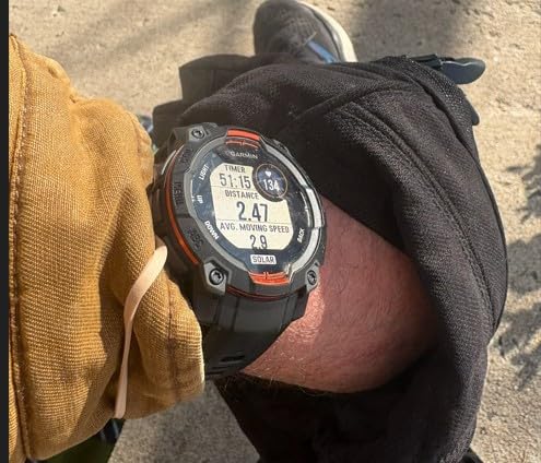Garmin Instinct 3 Solar, Rugged GPS Smartwatch, 45mm, Black customer photo 2