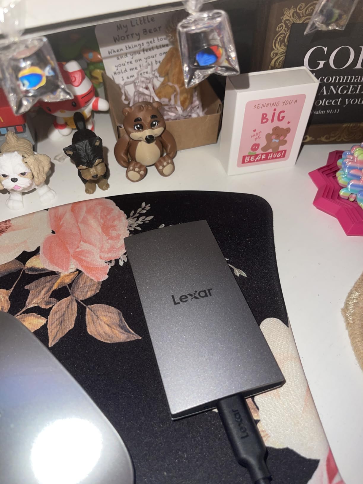 Lexar ES3 1TB External SSD, USB 3.2 Gen2 Portable SSD, PSSD Up to 1050MB/s Read, 1000MB/s Write, External Solid State Drive Compatible with iPhone 17 Series/Mac/PS5/XBOX/Laptop/PC, Silver customer photo 1