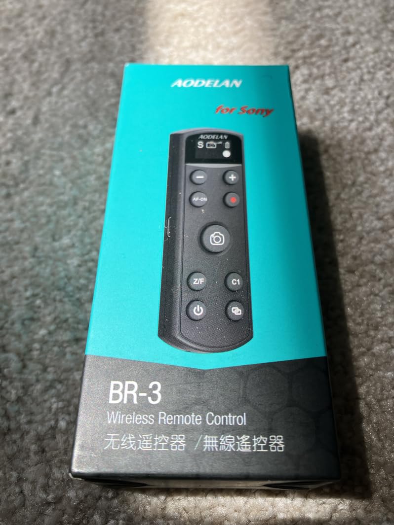 Aodelan Rechargeable Wireless Remote Control Shutter Release for Sony ZV-E10, FX3, a6100, a6400, a6600, a7 III, a7R III, DSC-RX100 VII, ZV-1 with OLED Screen customer photo 2