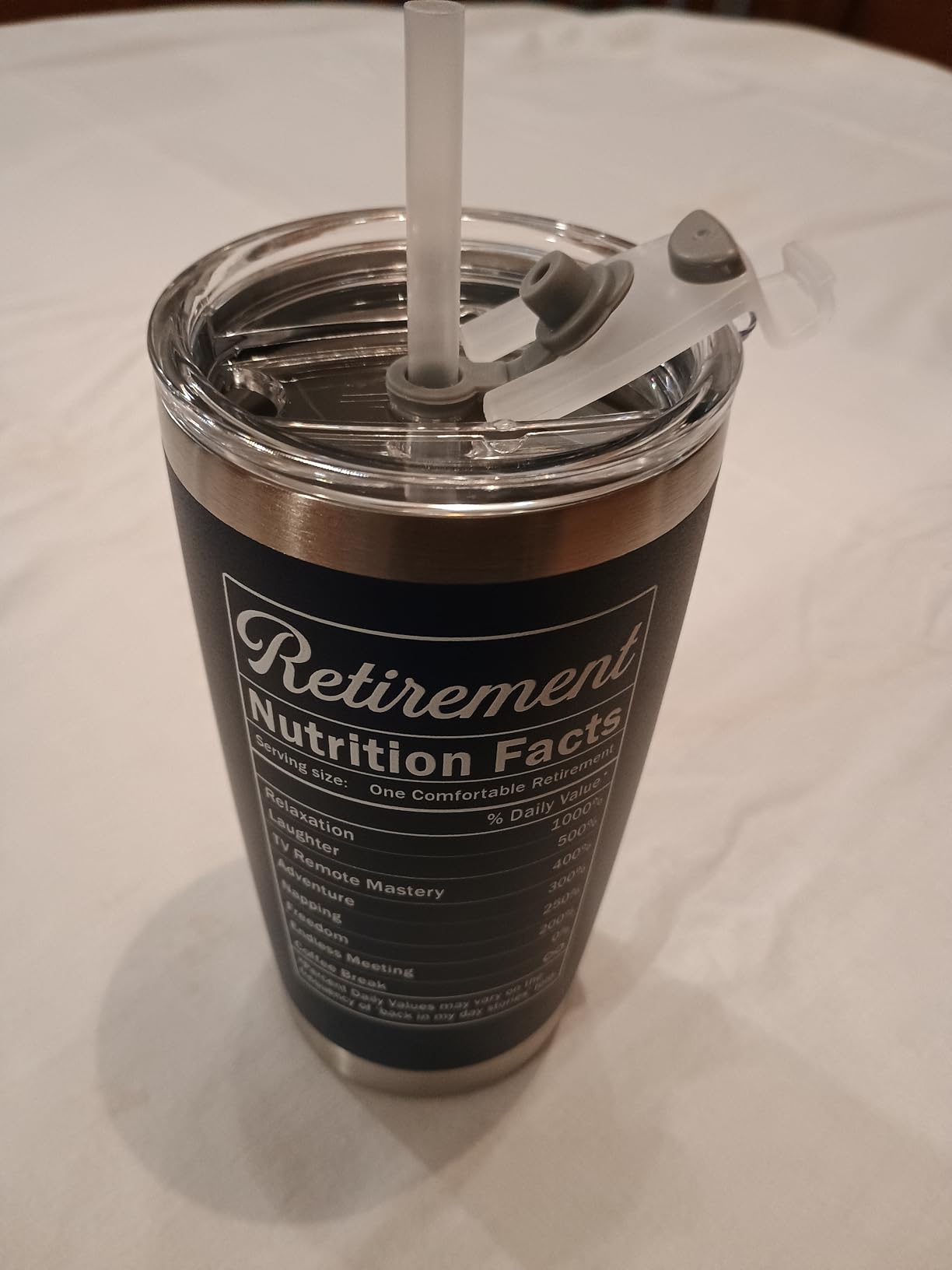 Retirement Gifts for Men - The Legend Has Retired - 20 Oz Stainless Steel Tumbler for Dad, Him, Husband customer photo 2